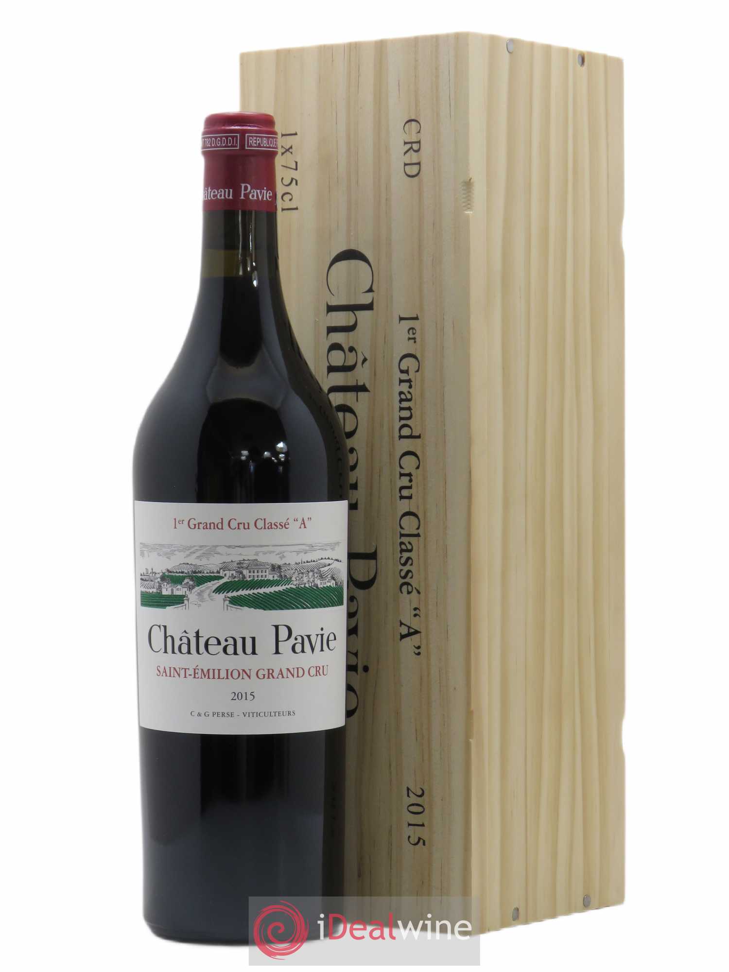 Château Pavie 1er Grand Cru Classé A 2015 - Lot de 1 bouteille - 0
