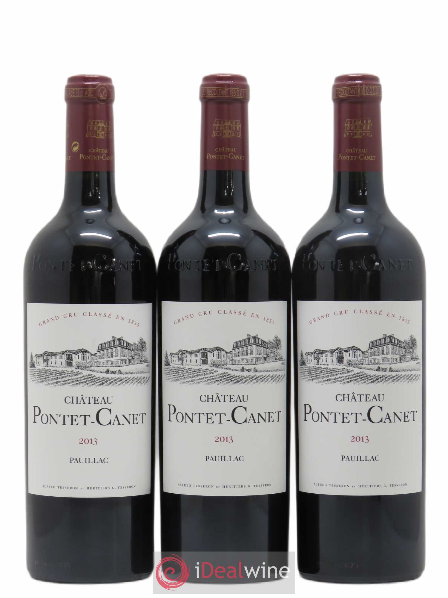 Château Pontet Canet 5ème Grand Cru Classé 2013 - Lot de 6 bouteilles - 2