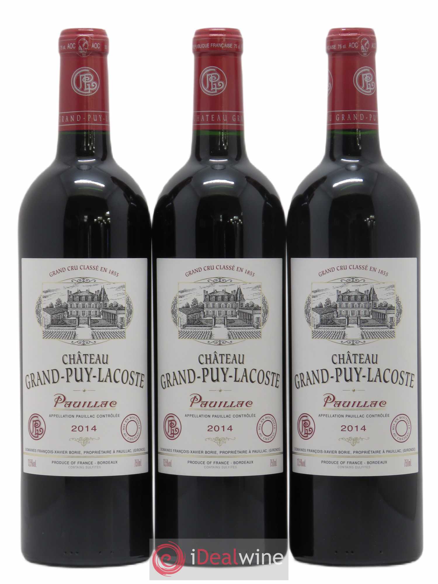Château Grand Puy Lacoste 5ème Grand Cru Classé 2014 - Lot de 6 bouteilles - 1