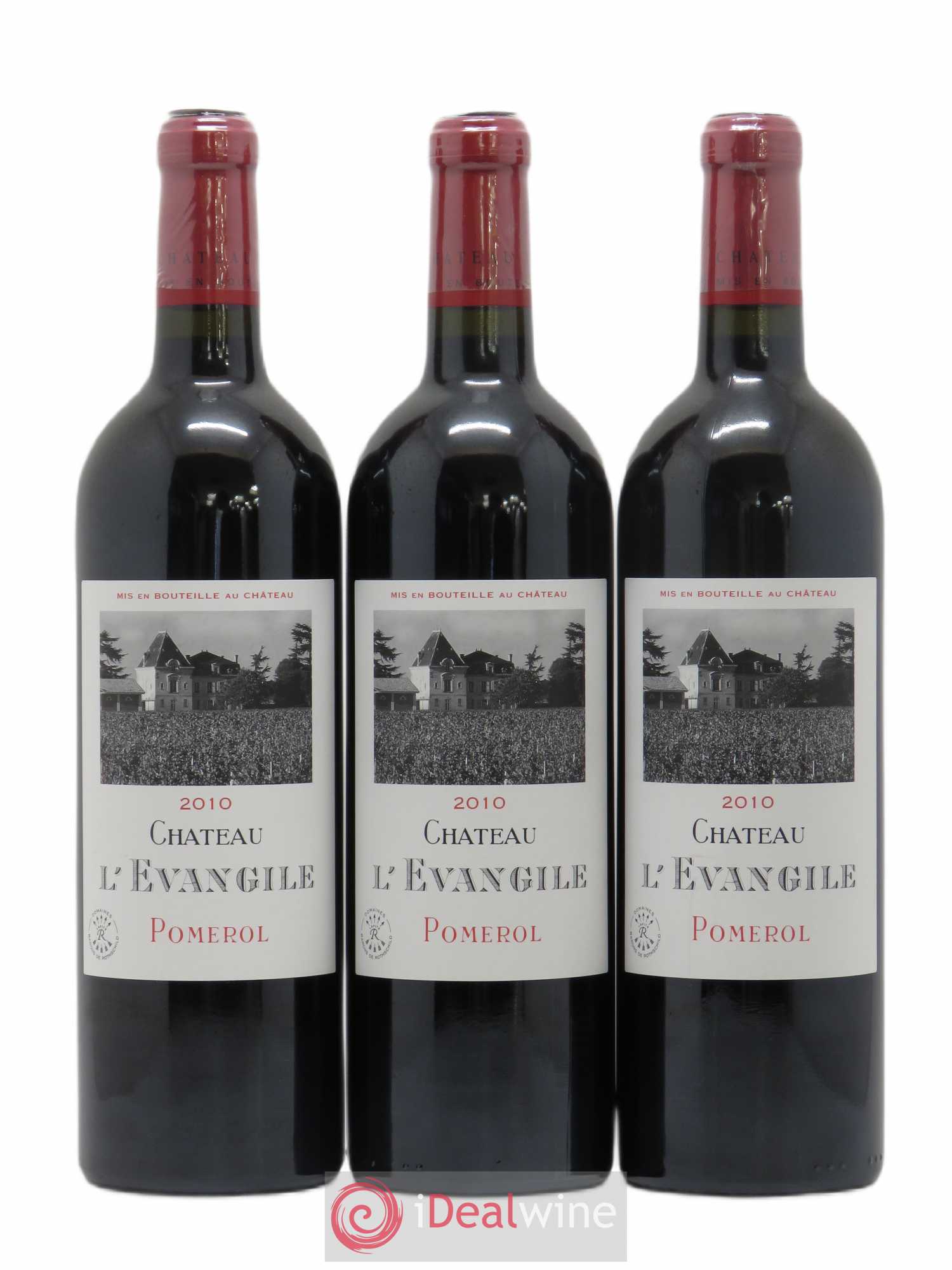 Château l' Évangile 2010 - Lot de 6 bouteilles - 1