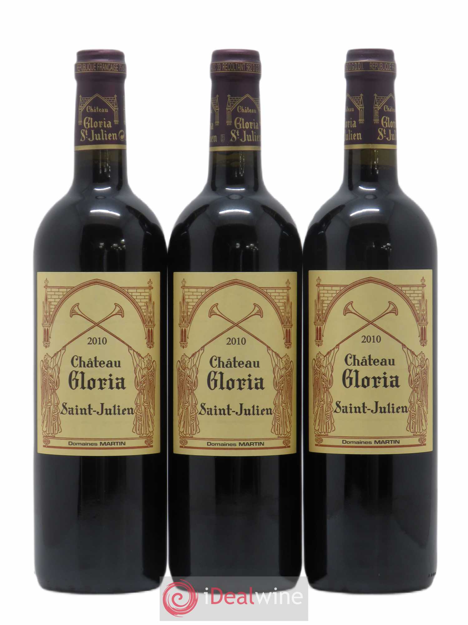 Château Gloria 2010 - Lot de 6 bouteilles - 1