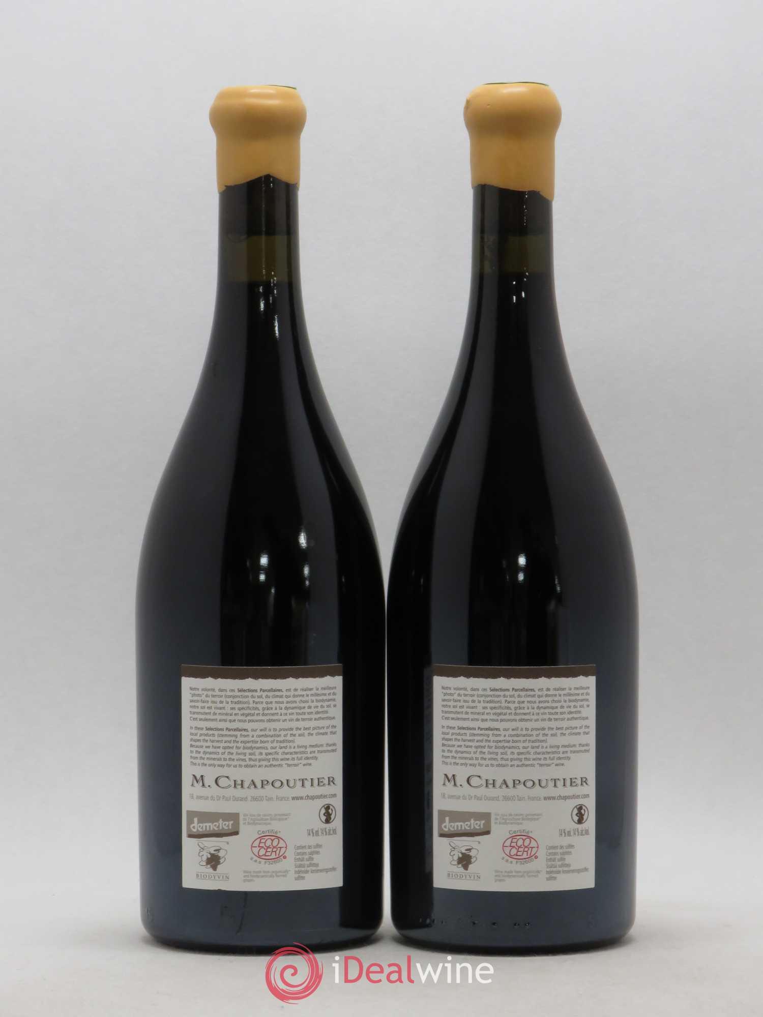 Hermitage Ermitage Le Pavillon Chapoutier 2007 - Lot de 2 bouteilles - 1