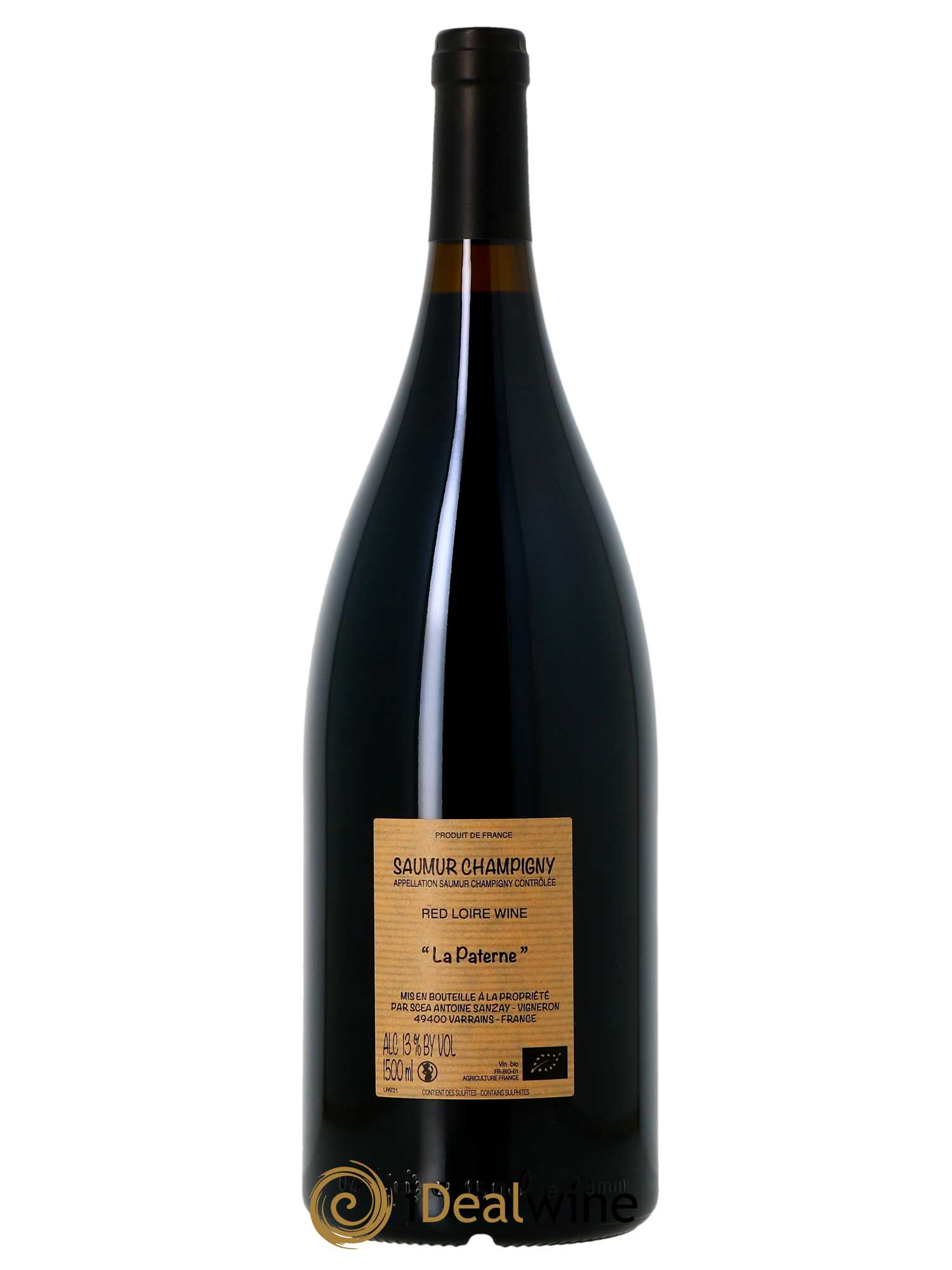 Saumur-Champigny La Paterne Antoine Sanzay 2021 - Lot de 1 magnum - 1