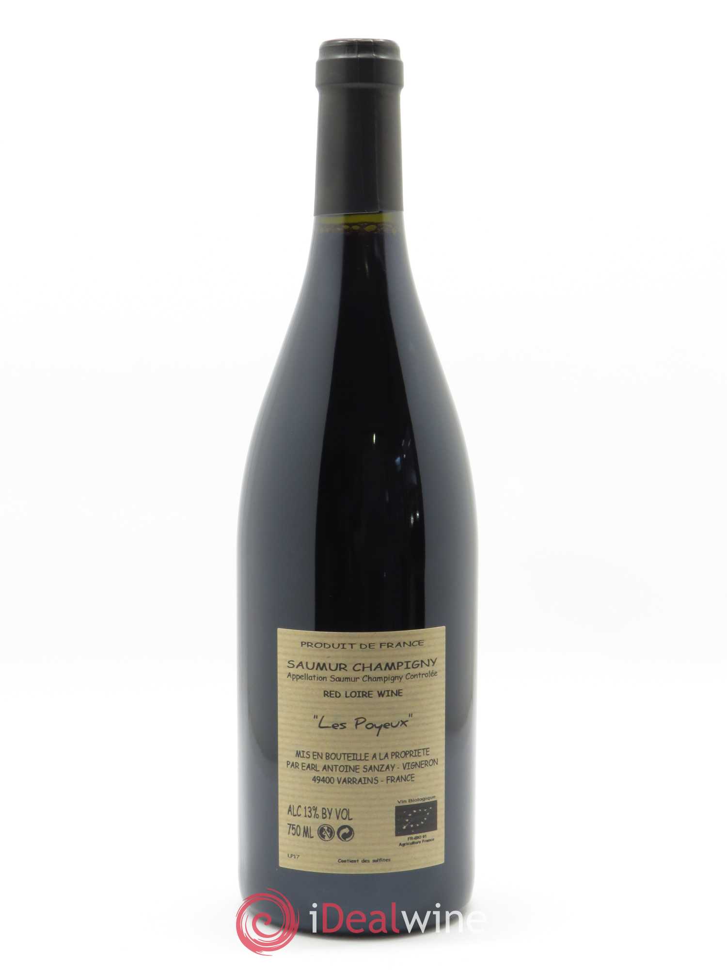 Saumur-Champigny Les Poyeux Antoine Sanzay 2017 - Lot de 1 bouteille - 1