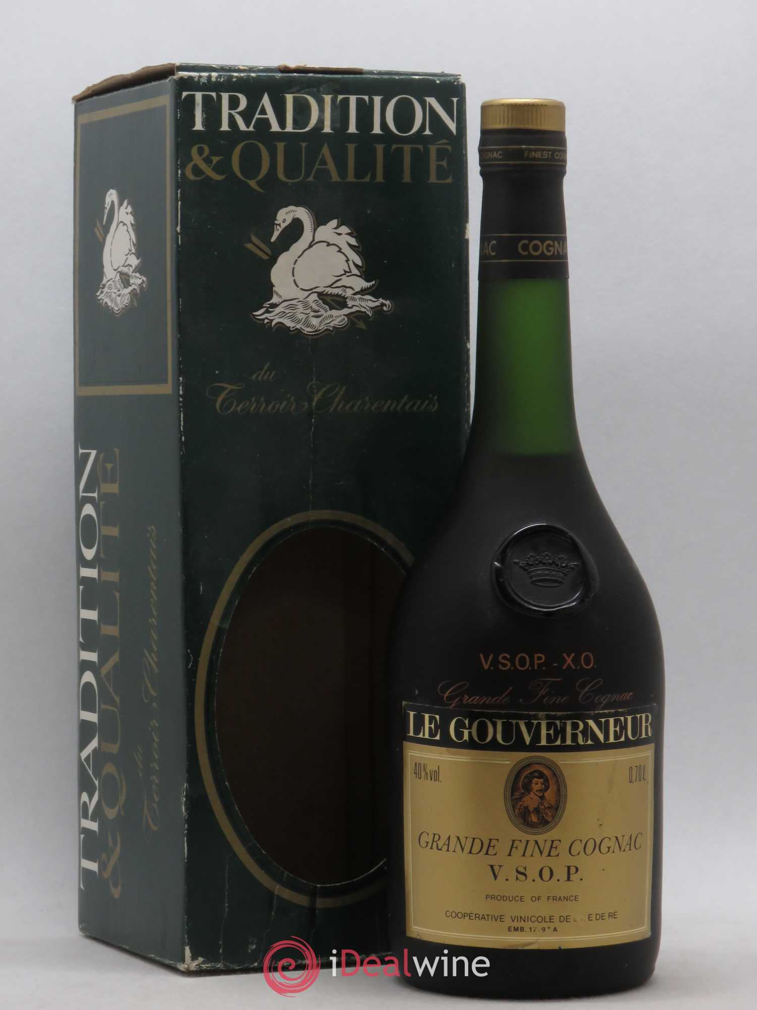 Cognac Grande Fine VSOP XO Le Gouverneur coopérative vinicole de l'ile de Ré - Lot of 1 bottle - 1