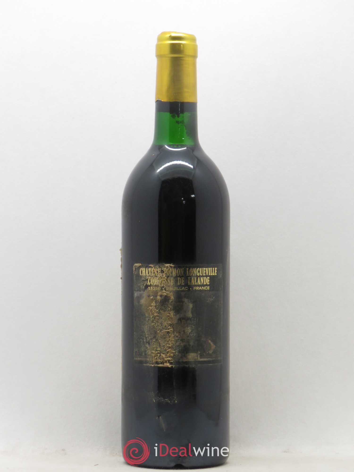 Château Pichon Longueville Comtesse de Lalande 2ème Grand Cru Classé 1989 - Lot de 1 bouteille - 1