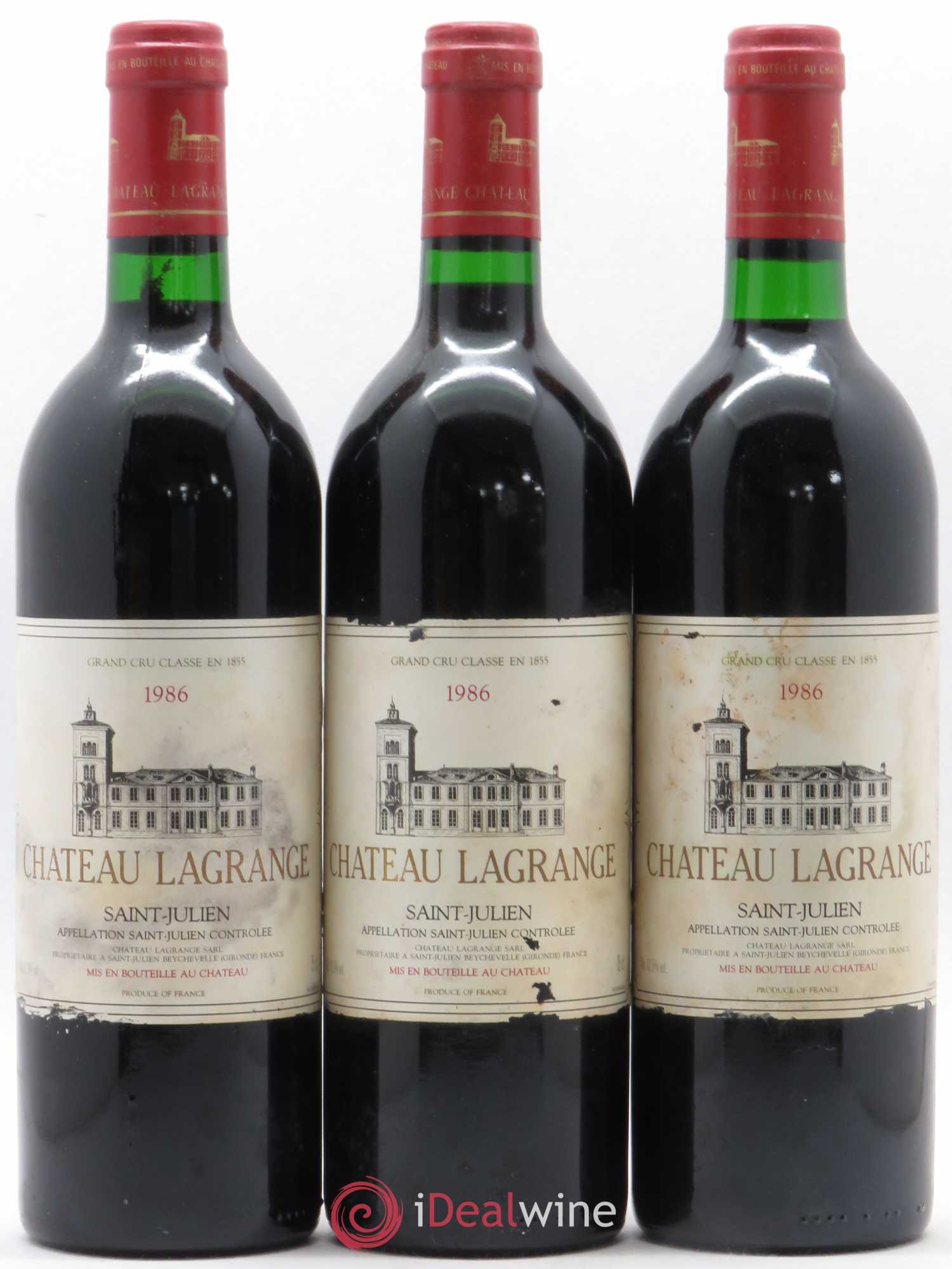 Château Lagrange 3ème Grand Cru Classé 1986 - Lot de 12 bouteilles - 2