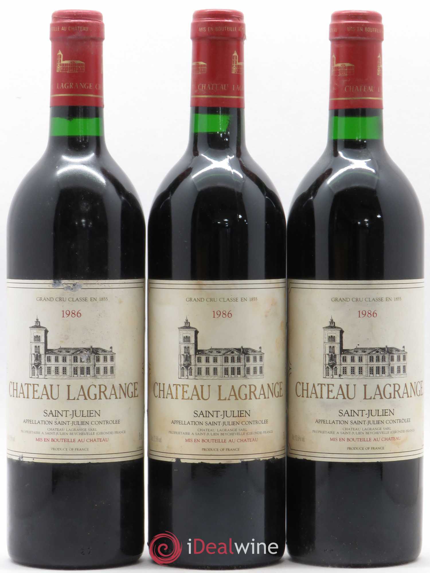 Château Lagrange 3ème Grand Cru Classé 1986 - Lot de 12 bouteilles - 3