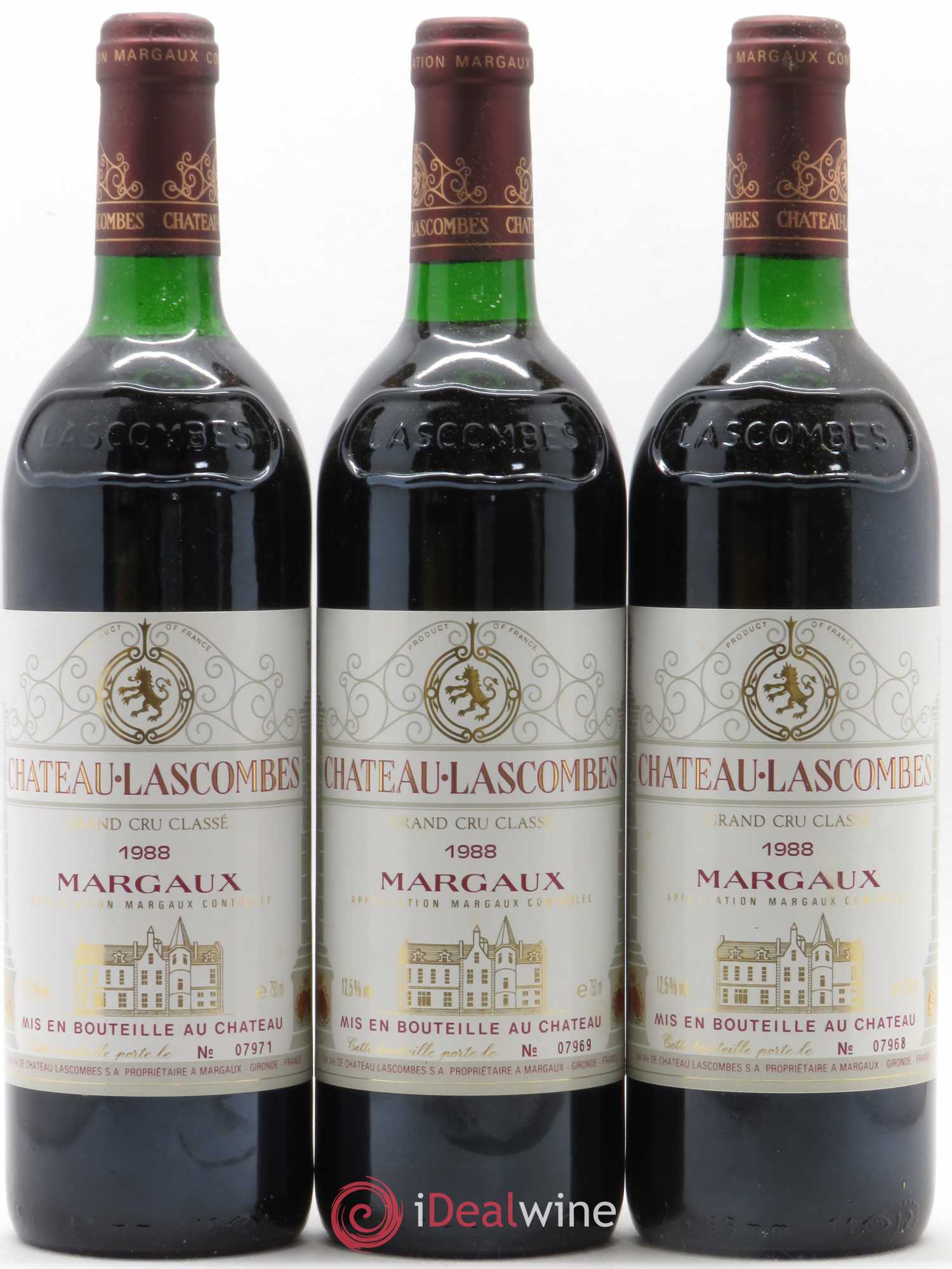 Château Lascombes 2ème Grand Cru Classé 1988 - Lot de 12 bouteilles - 1