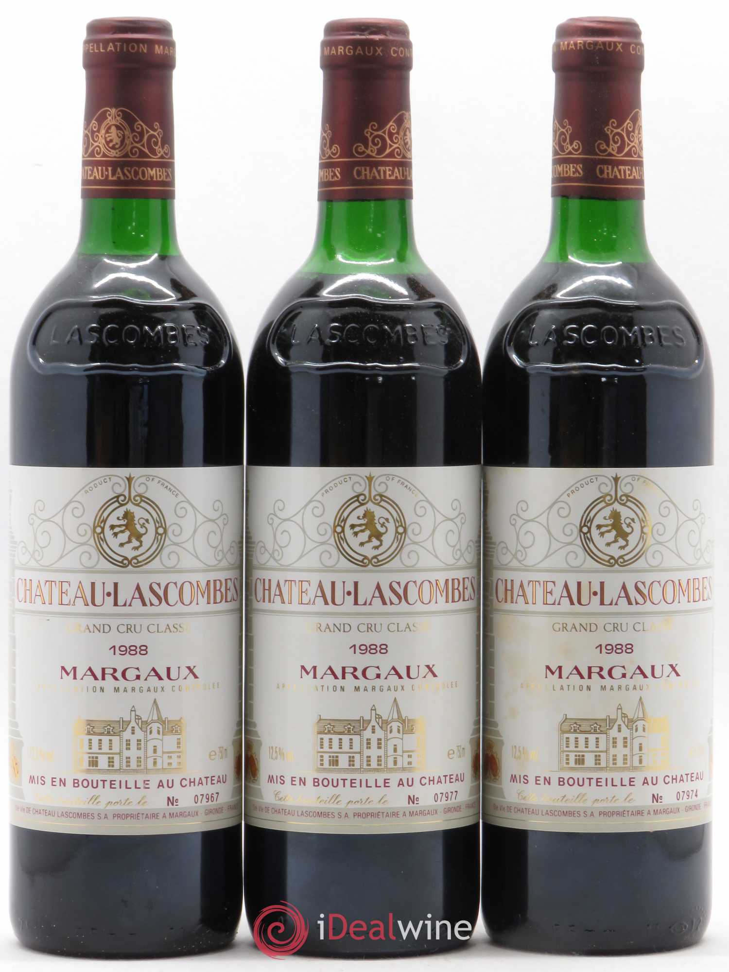 Château Lascombes 2ème Grand Cru Classé 1988 - Lot de 12 bouteilles - 4