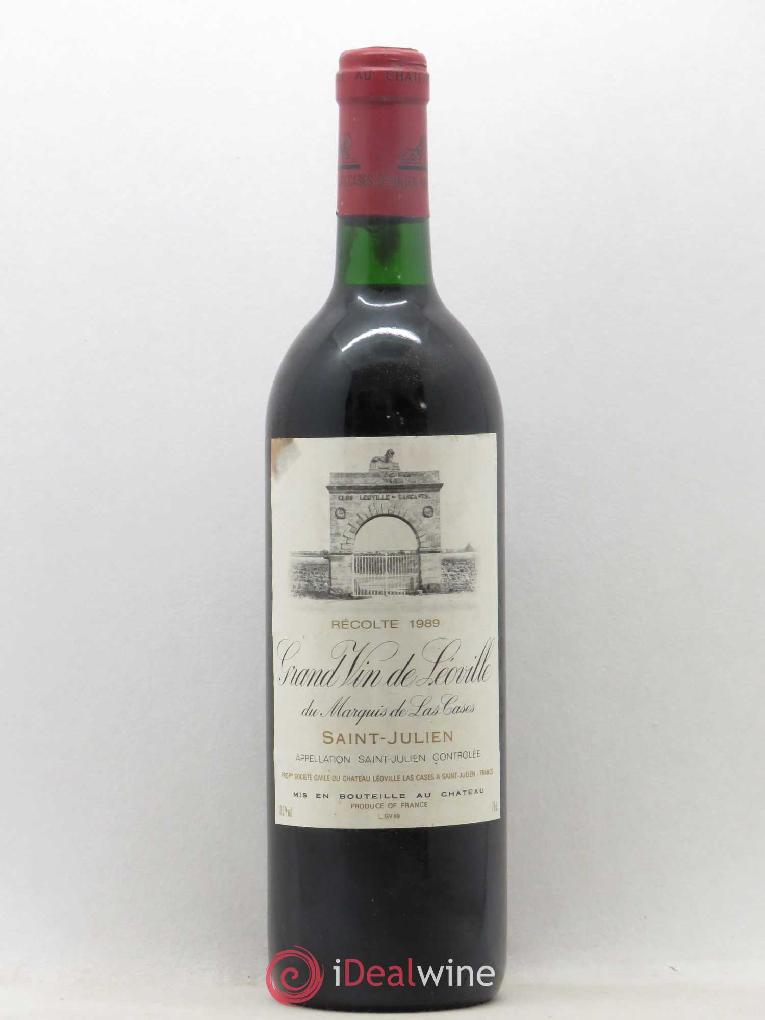 Château Léoville Las Cases 2ème Grand Cru Classé 1989 - Lot de 1 bouteille - 0