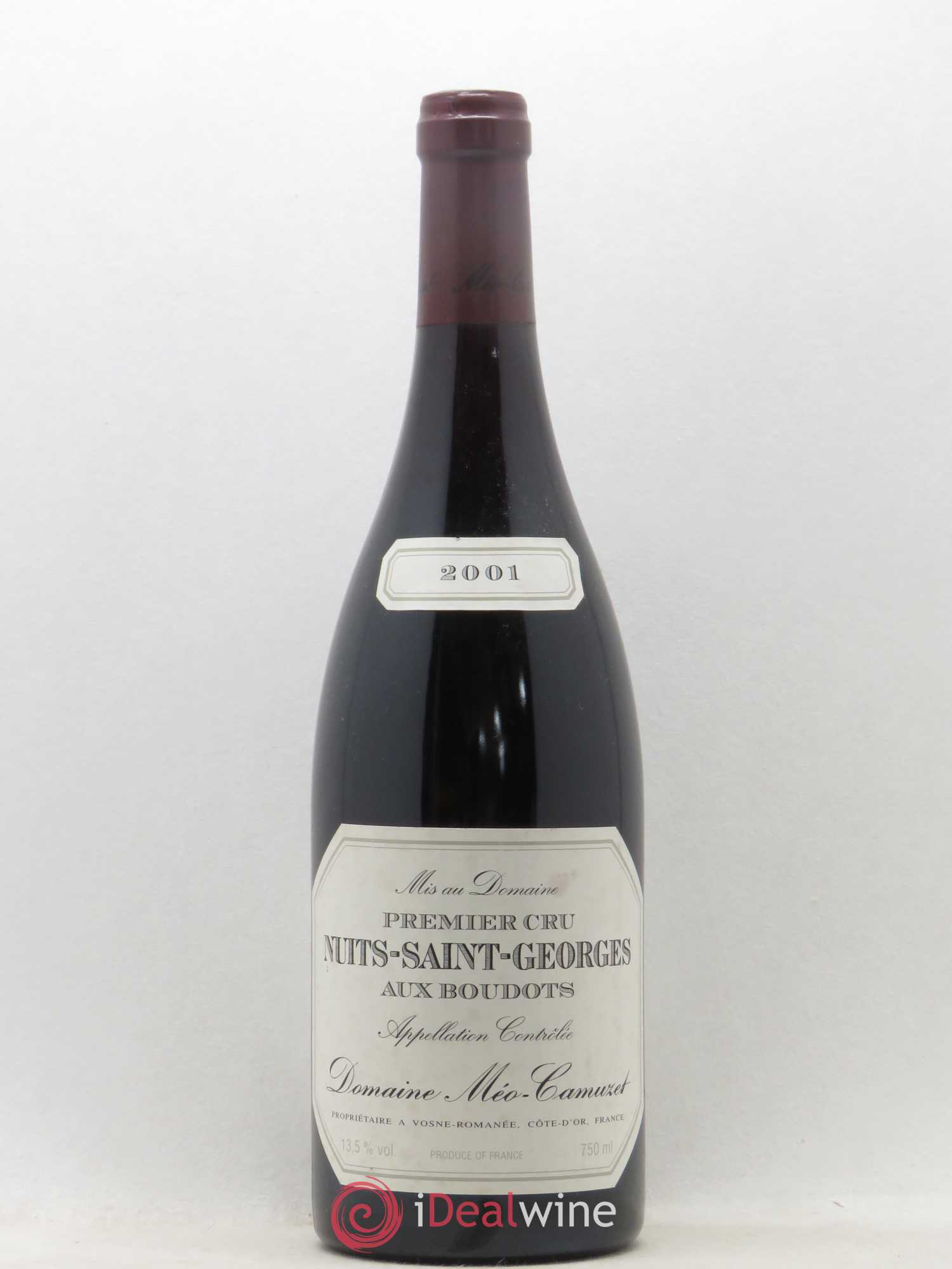 Nuits-Saint-Georges 1er Cru Aux Boudots Méo-Camuzet (Domaine) 2001 - Lot de 1 bouteille - 0