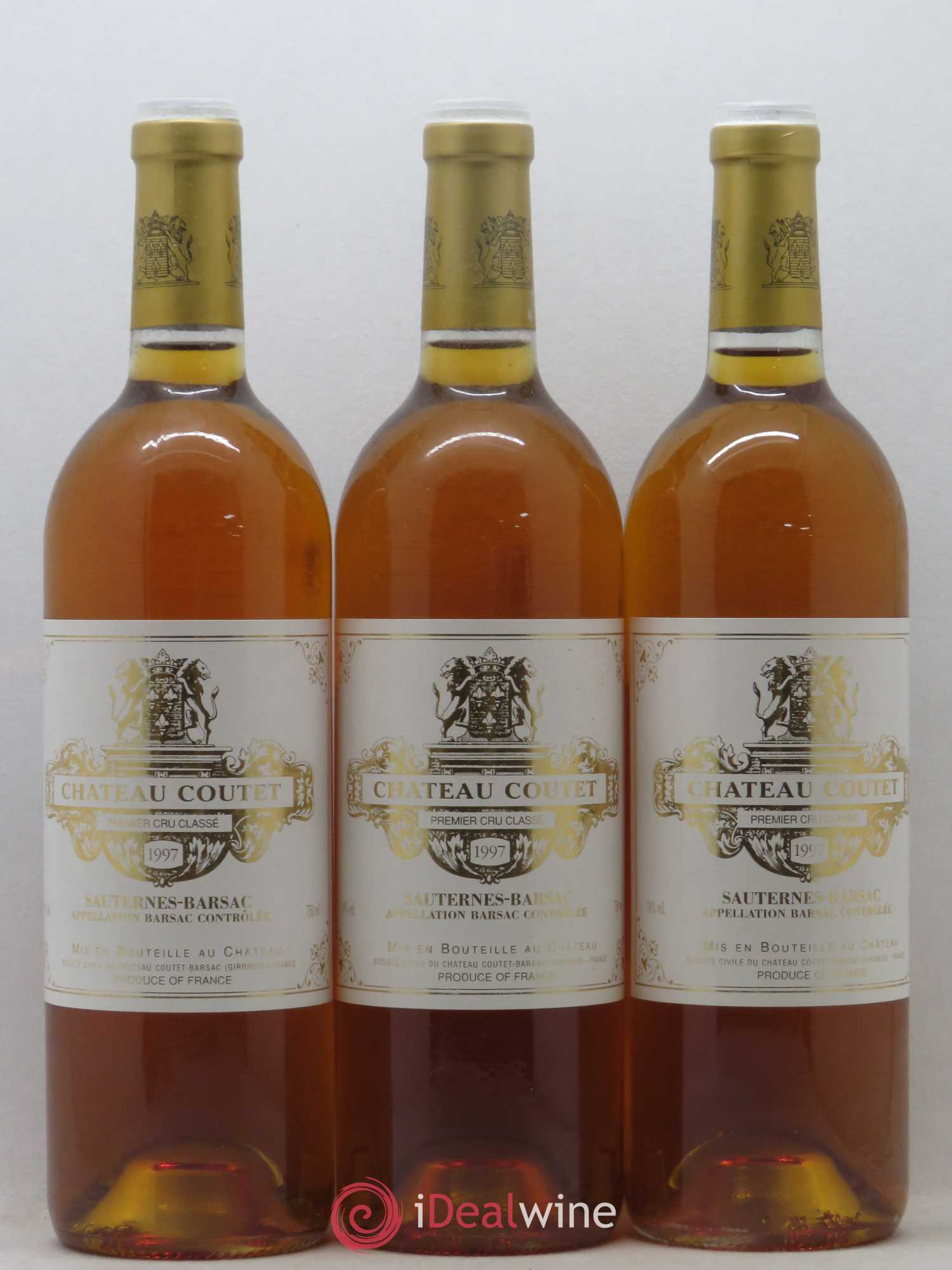 Château Coutet 1er Grand Cru Classé 1997 - Lotto di 12 bottiglie - 1
