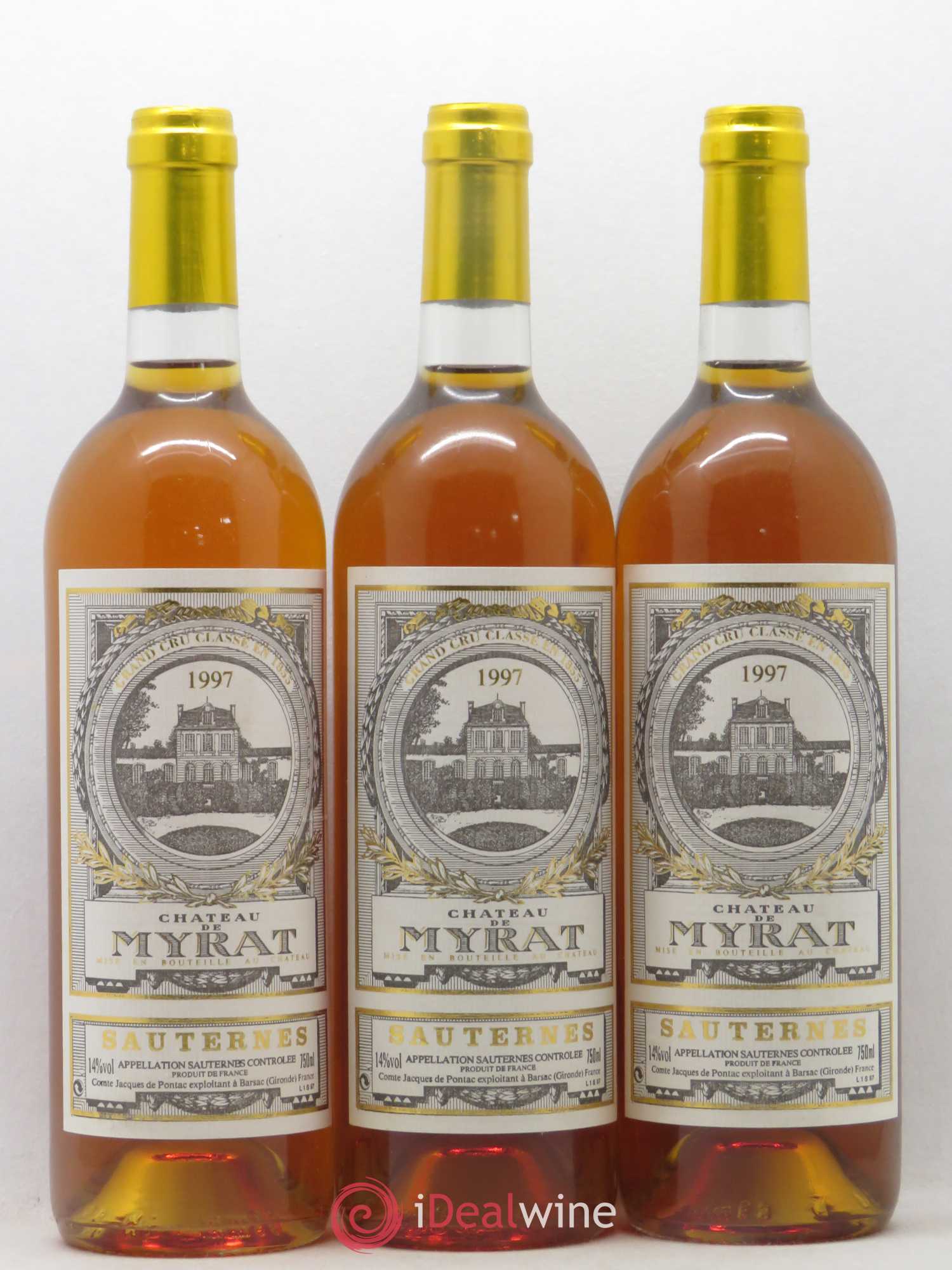 Château de Myrat 2ème Grand Cru Classé 1997 - Lotto di 12 bottiglie - 2
