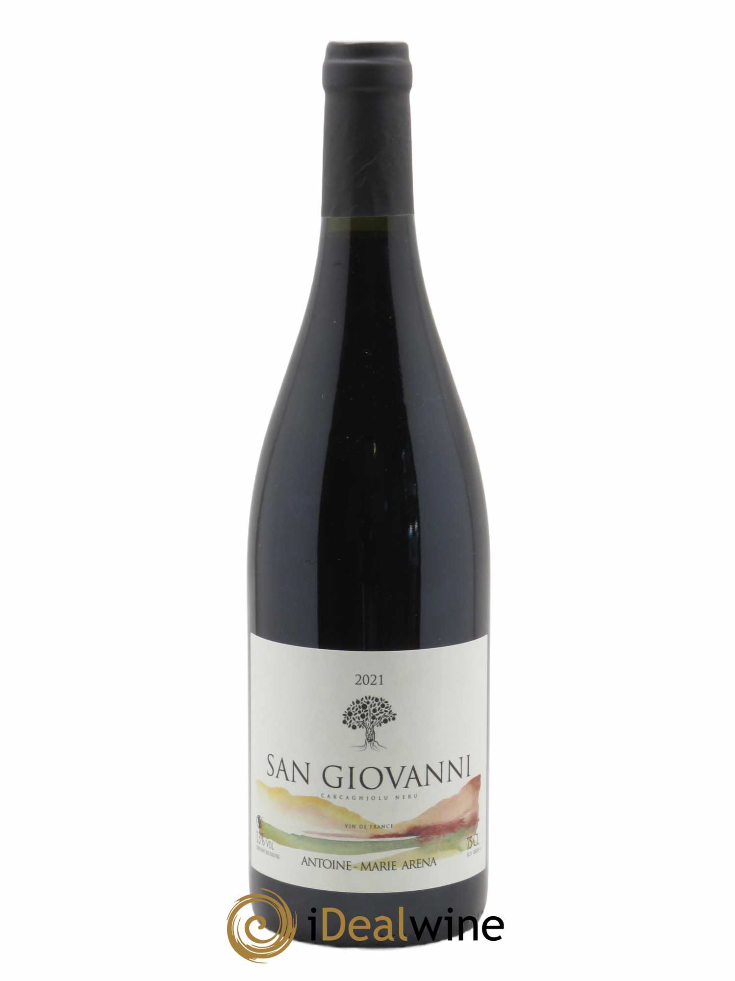 Vin de France San Giovanni Carcaghjolu Neru Antoine Marie Arena  2021 - Lot de 1 bouteille - 0