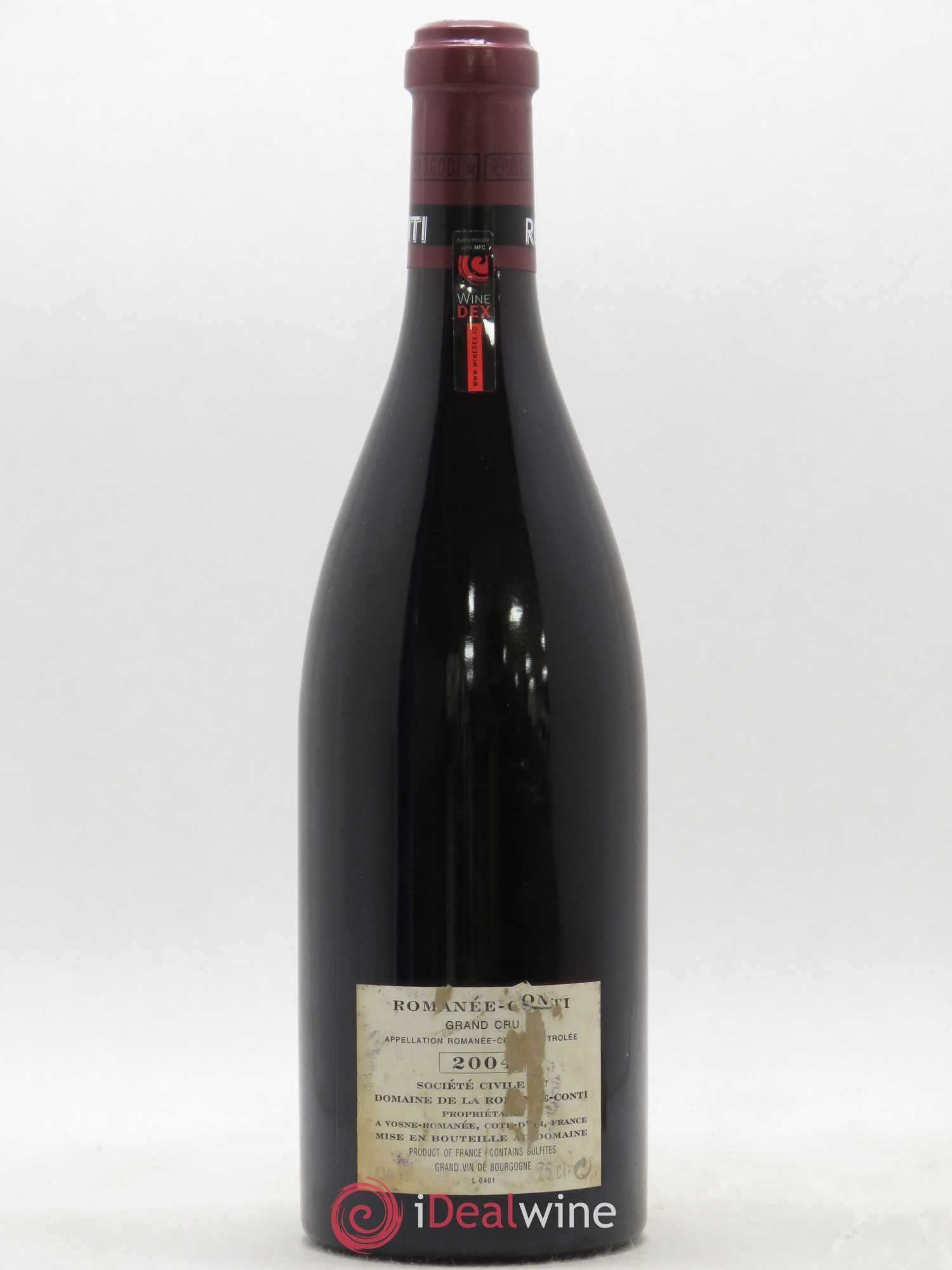 Romanée-Conti Grand Cru Domaine de la Romanée-Conti 2004 - Lot de 1 bouteille - 1