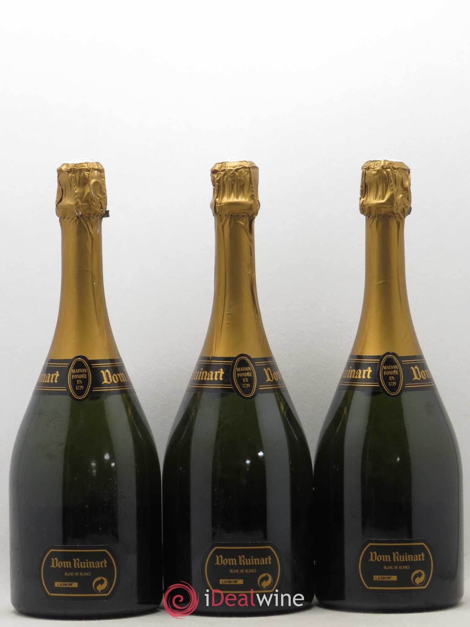 Dom Ruinart Brut Ruinart 1990 - Lot of 3 bottles - 1