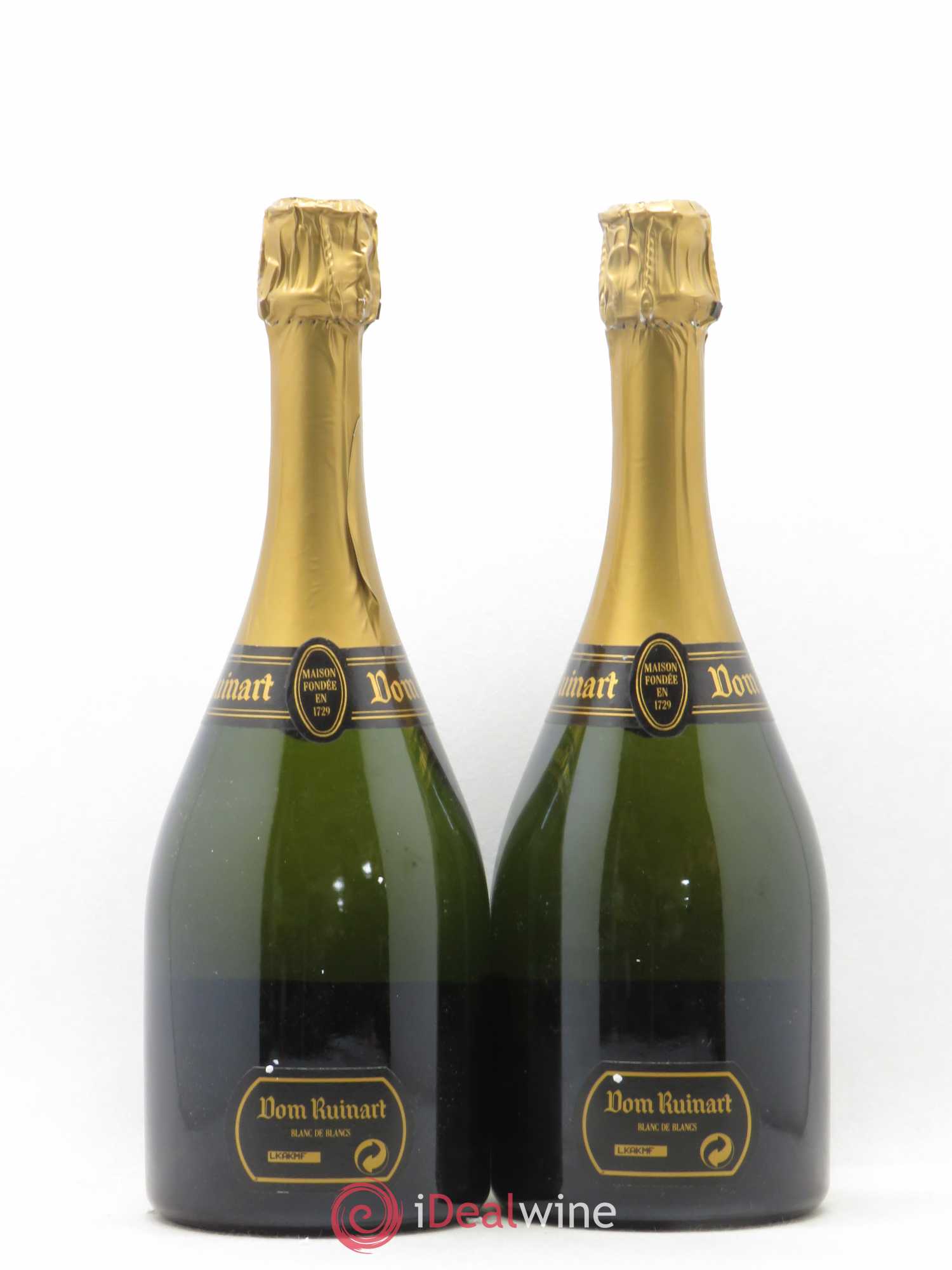 Dom Ruinart Brut Ruinart 1990 - Lot de 2 bouteilles - 1