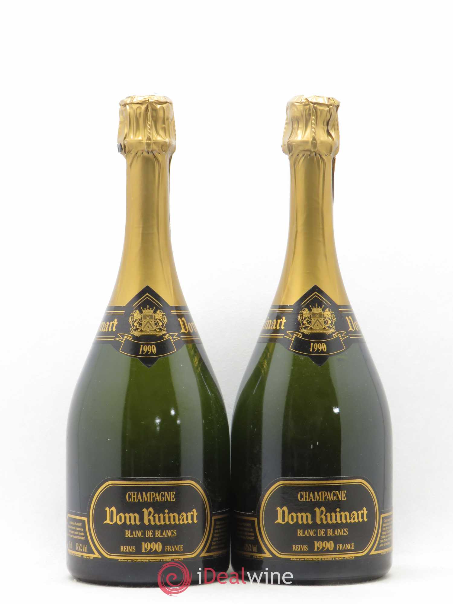 Dom Ruinart Brut Ruinart 1990 - Lot de 2 bouteilles - 0