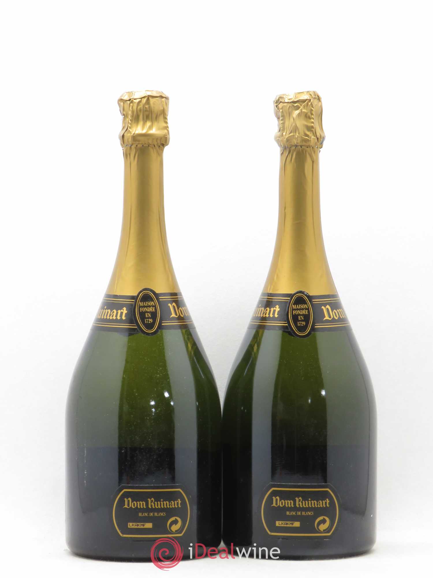 Dom Ruinart Brut Ruinart 1990 - Lot de 2 bouteilles - 1