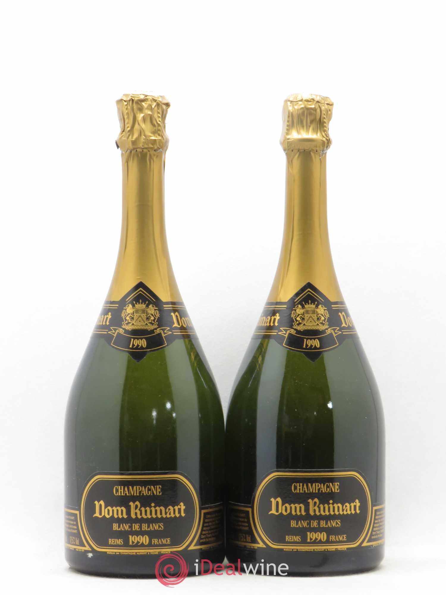 Dom Ruinart Brut Ruinart 1990 - Lot de 2 bouteilles - 0