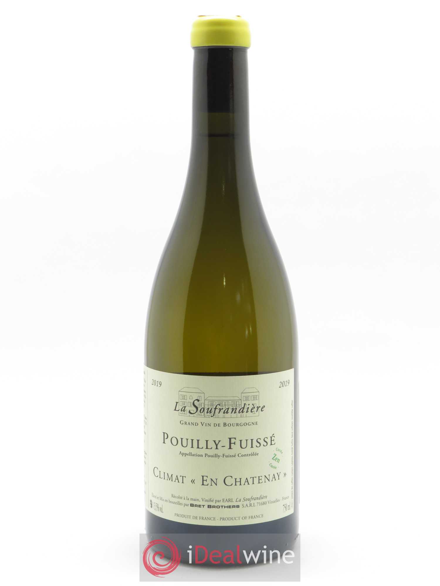 Pouilly-Fuissé En Chatenay Cuvée zen Bret Brothers 2019 - Lot of 1 bottle - 0