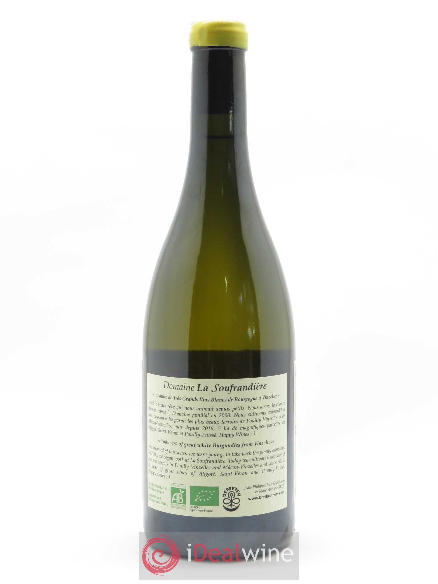 Pouilly-Vinzelles Les Longeays La Soufrandière - Bret Brothers 2013 - Lot de 1 bouteille - 1