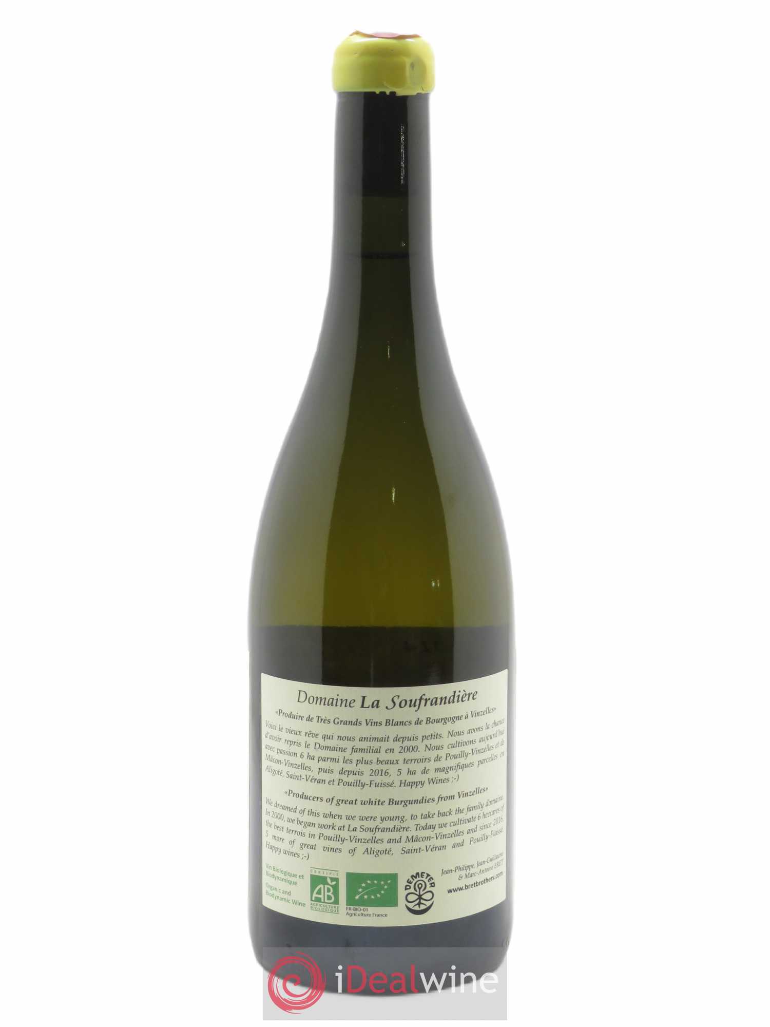Pouilly-Vinzelles Les Longeays La Soufrandière - Bret Brothers 2014 - Lot de 1 bouteille - 1