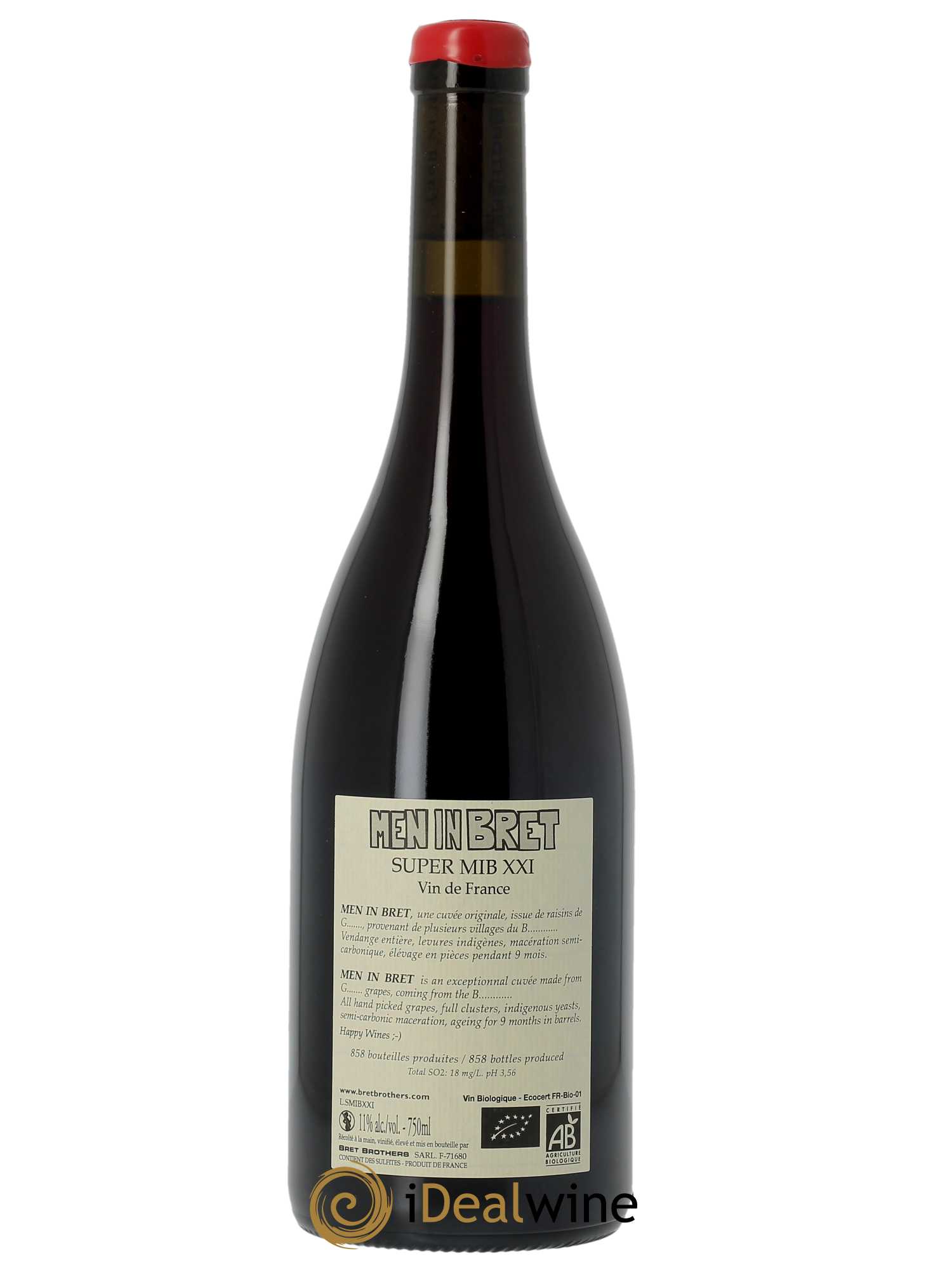 Vin de France Men in Bret XXI Cuvée Zen Bret Brothers - Lot of 1 bottle - 1