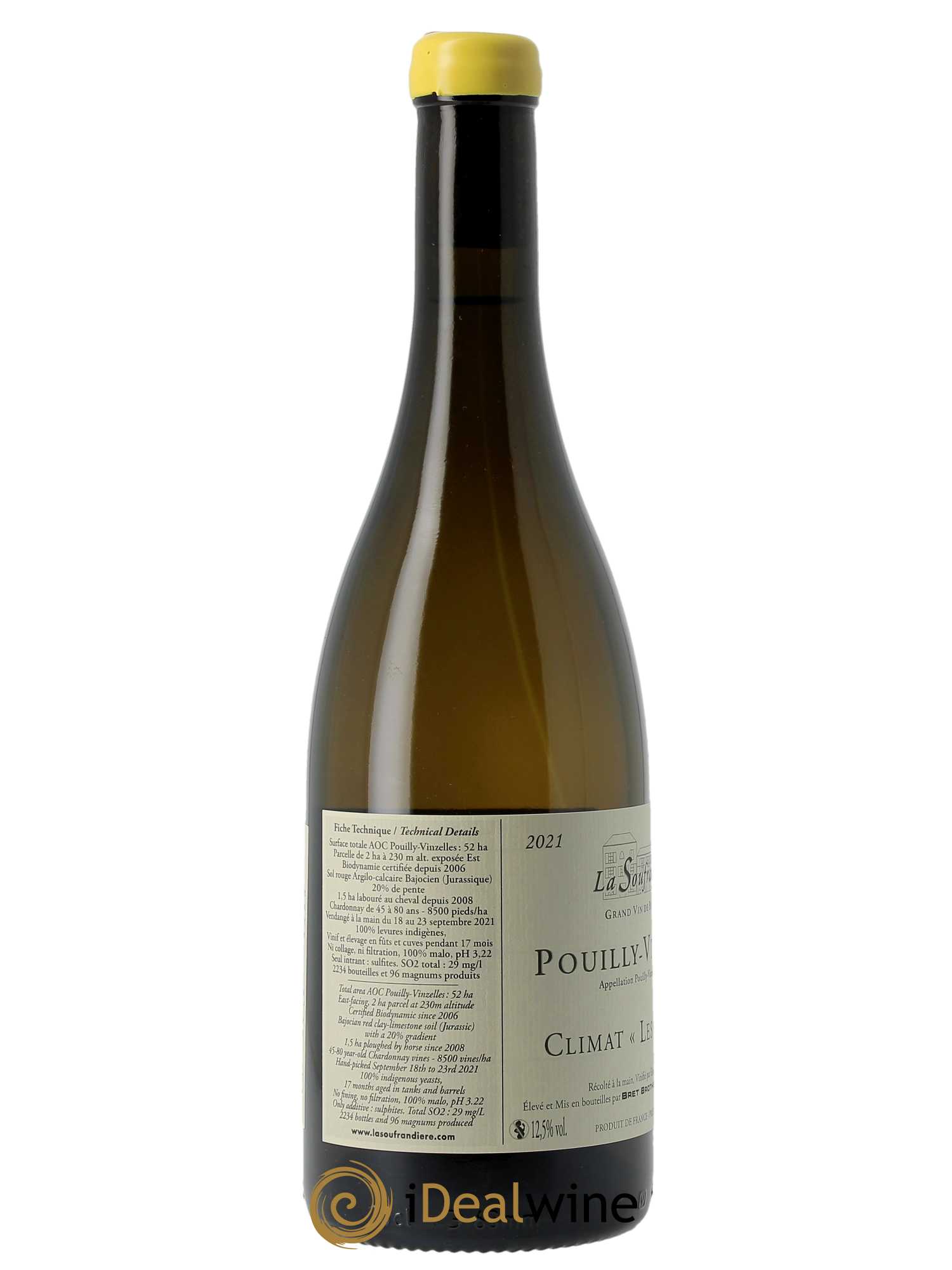 Pouilly-Vinzelles Les Quarts Cuvée Zen La Soufrandière - Bret Brothers  2021 - Lot of 1 bottle - 1