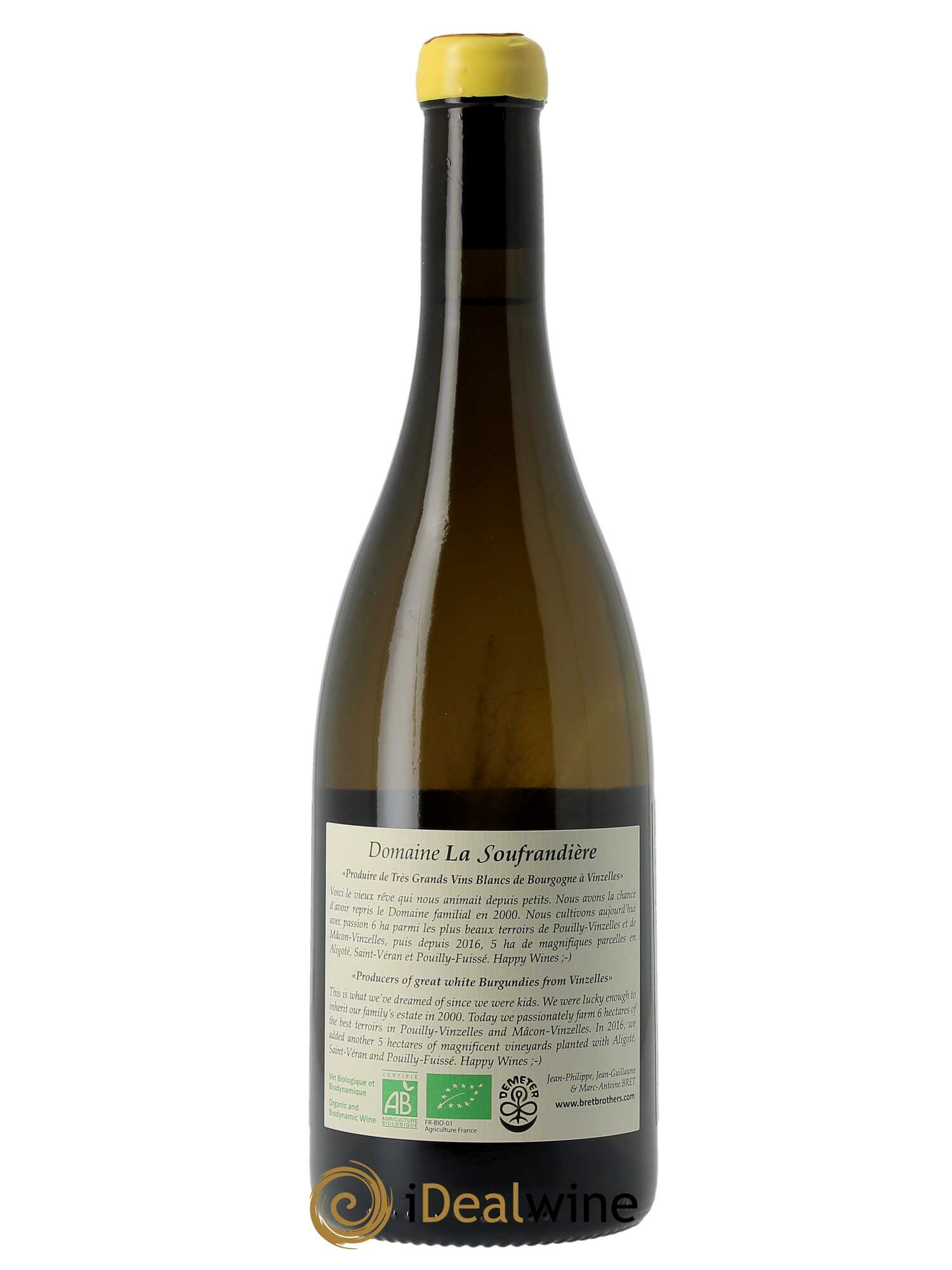 Pouilly-Vinzelles Les Quarts Cuvée Zen La Soufrandière - Bret Brothers  2021 - Lot of 1 bottle - 2