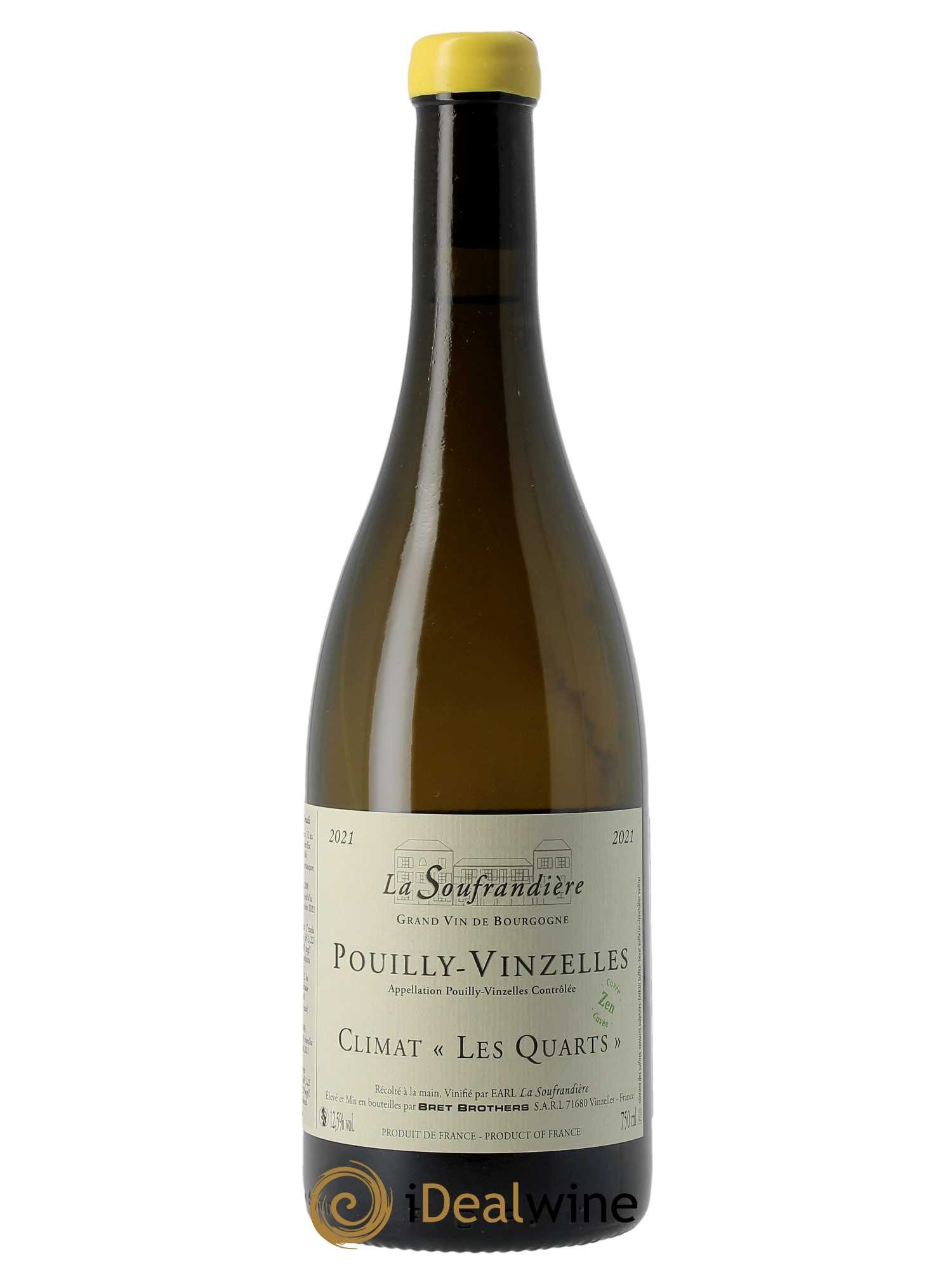 Pouilly-Vinzelles Les Quarts Cuvée Zen La Soufrandière - Bret Brothers  2021 - Lot of 1 bottle - 0