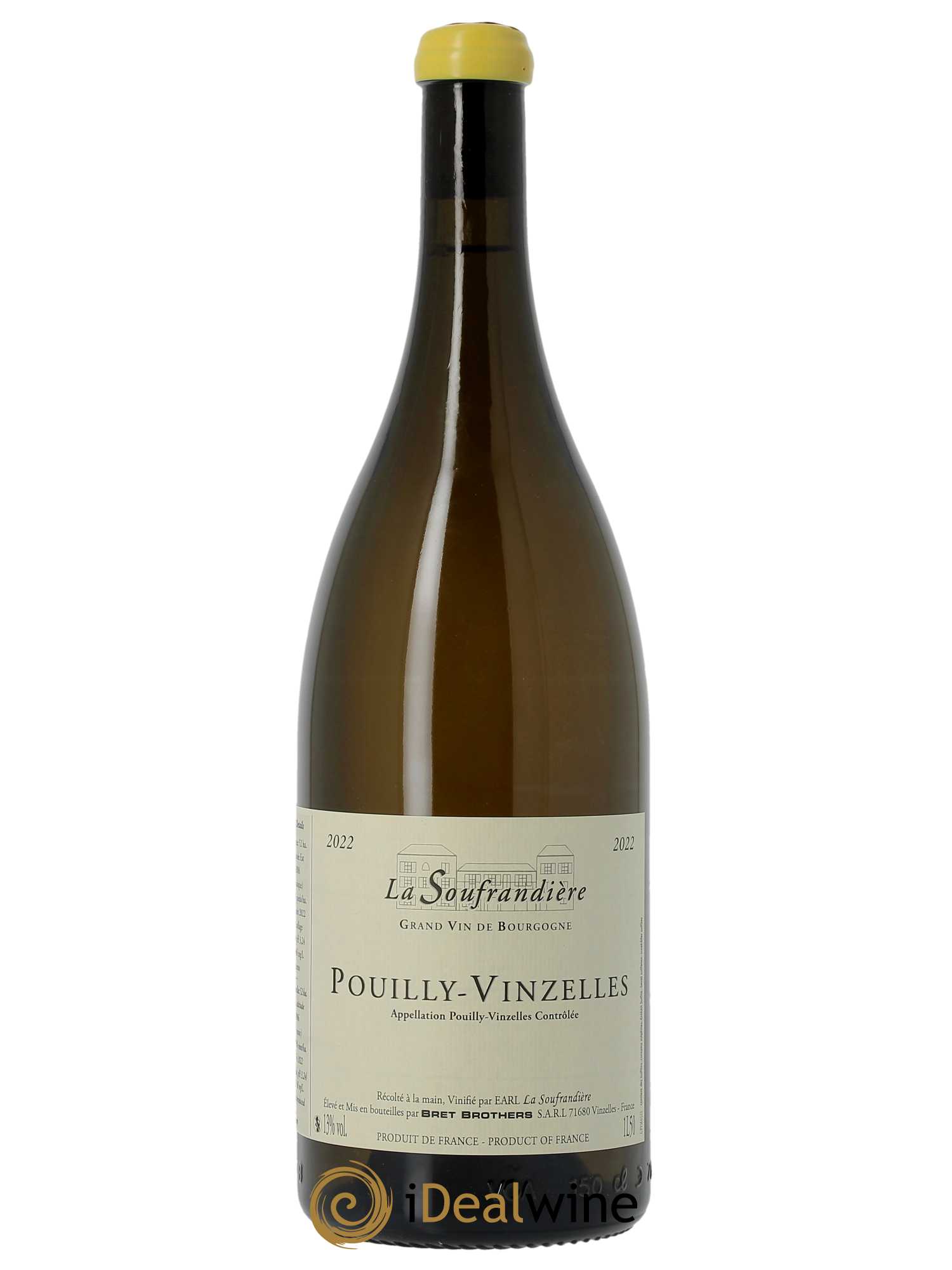 Pouilly-Vinzelles La Soufrandière - Bret Brothers 2022 - Lot of 1 magnum - 0