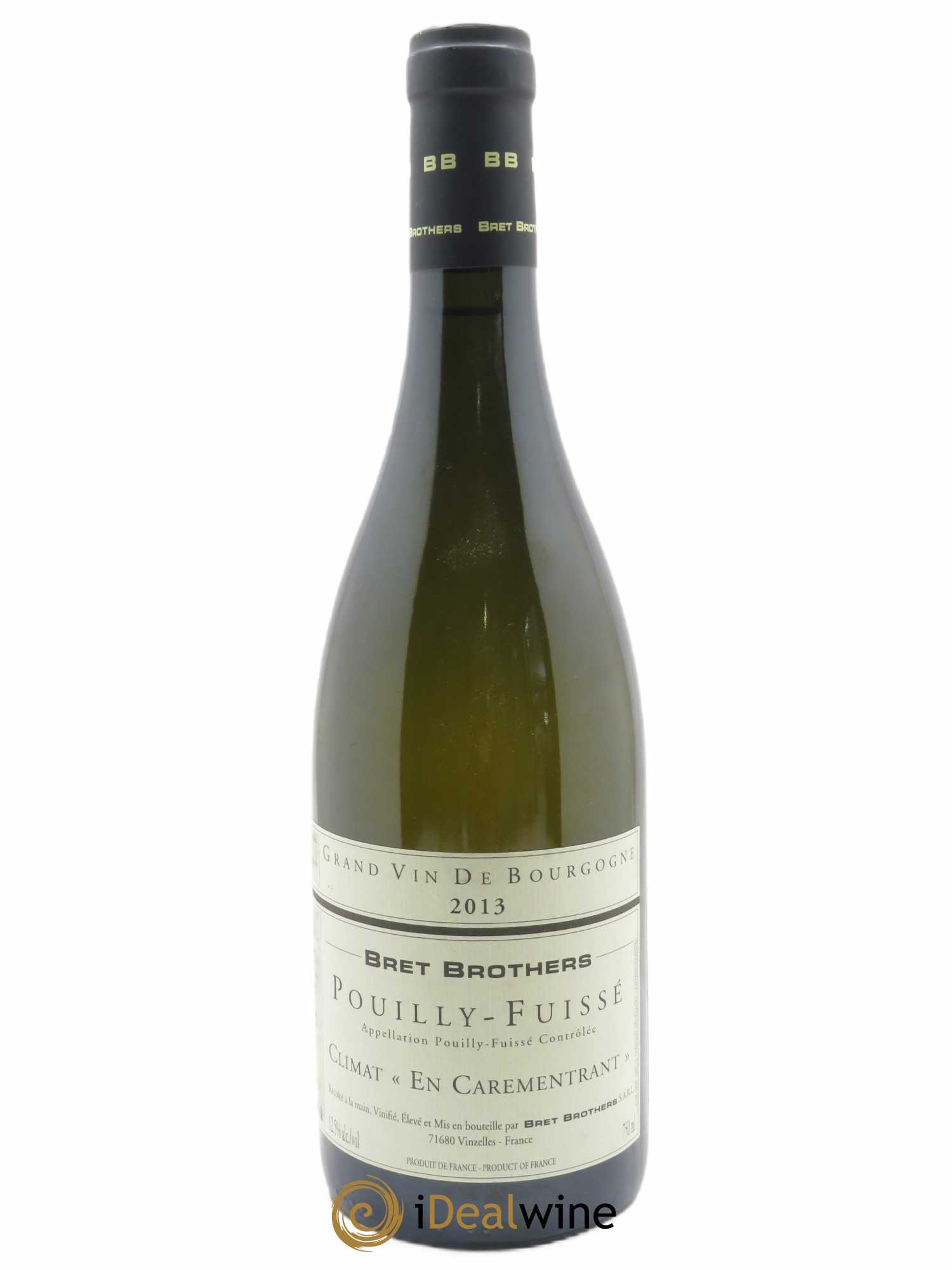 Pouilly-Fuissé En Carementrant Bret Brothers 2013 - Lot de 1 bouteille - 0