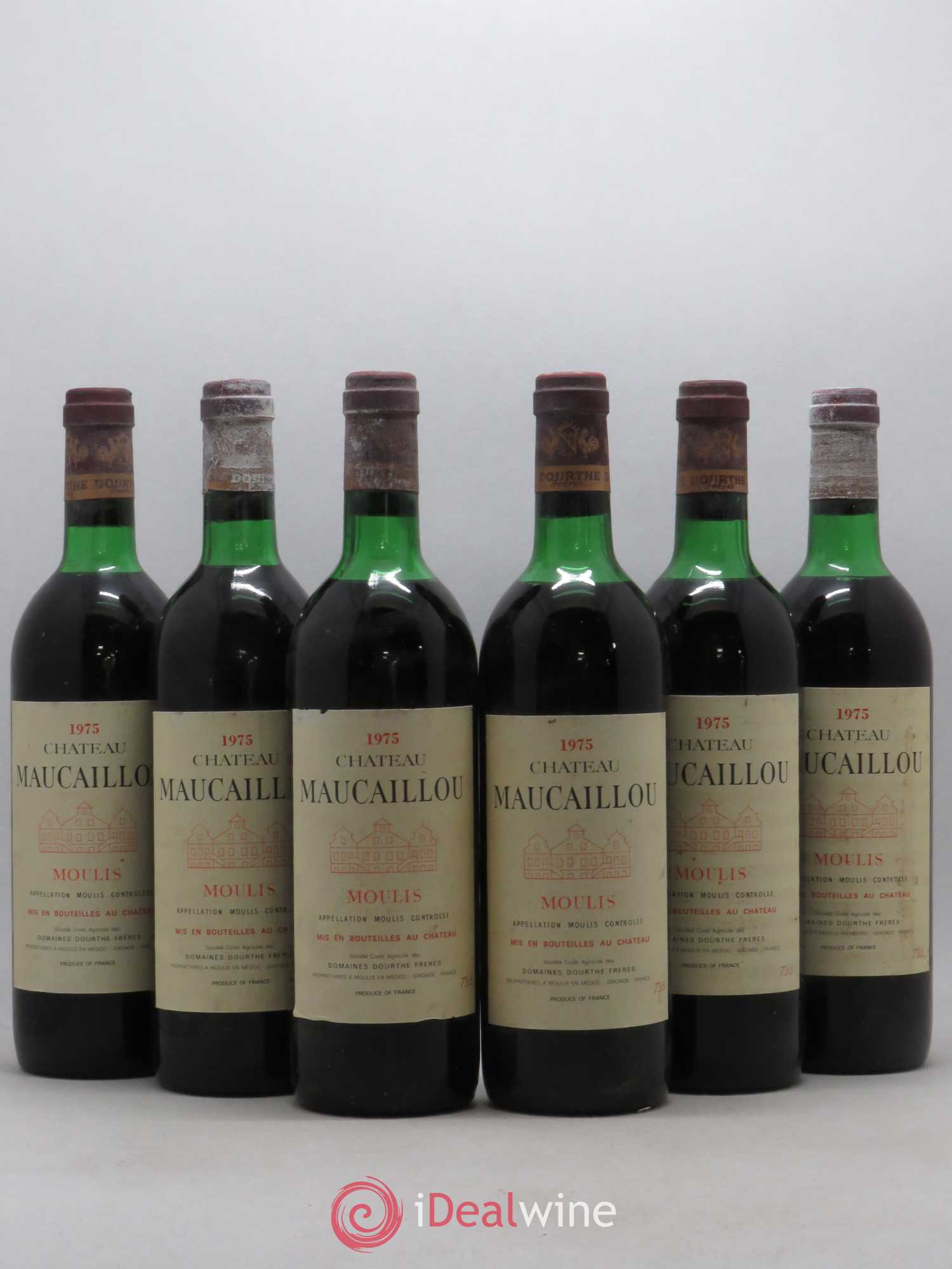 Château Maucaillou 1975 - Lot de 6 bouteilles - 0
