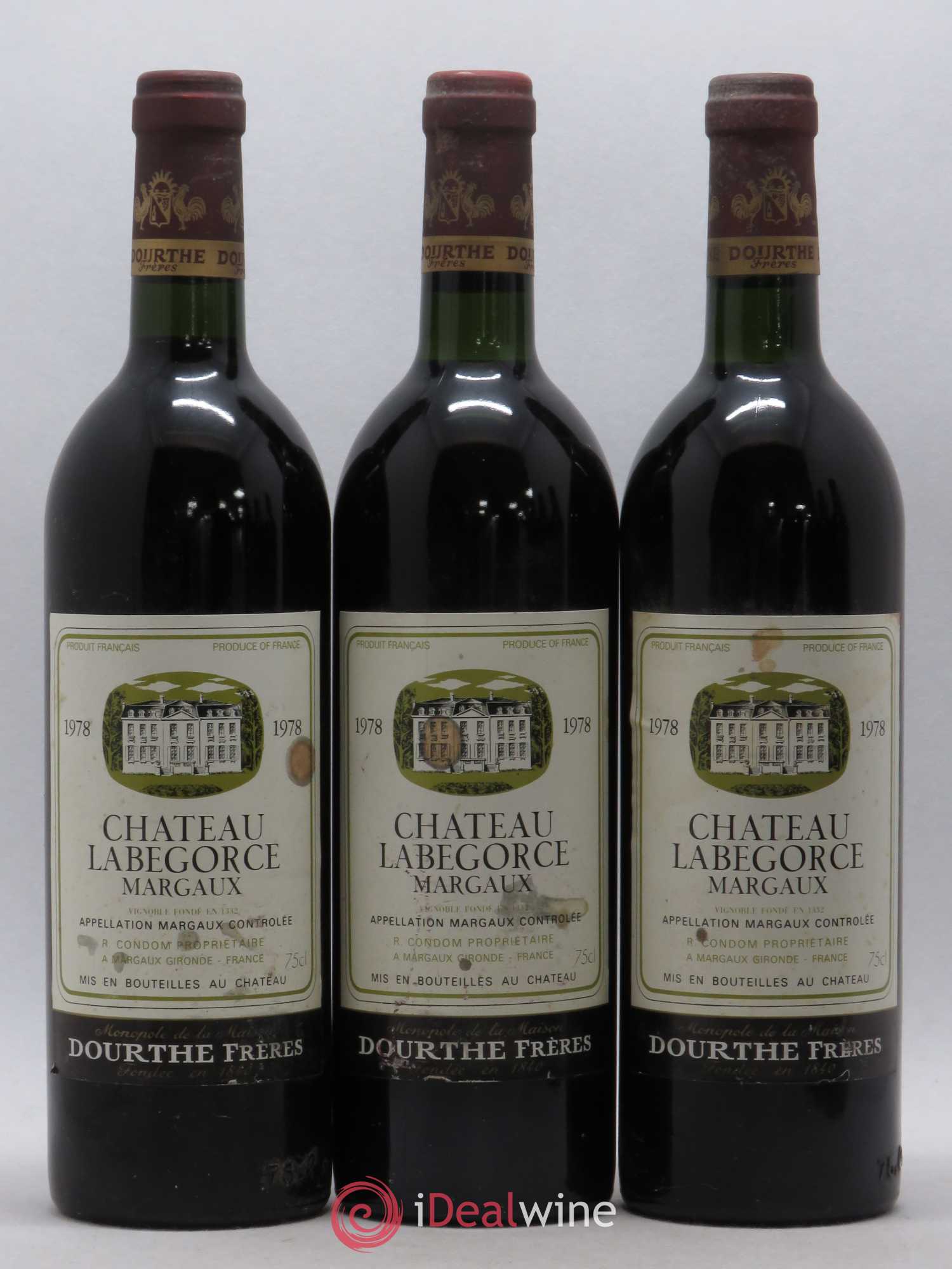 Château Labegorce Cru Bourgeois 1978 - Lot de 6 bouteilles - 2