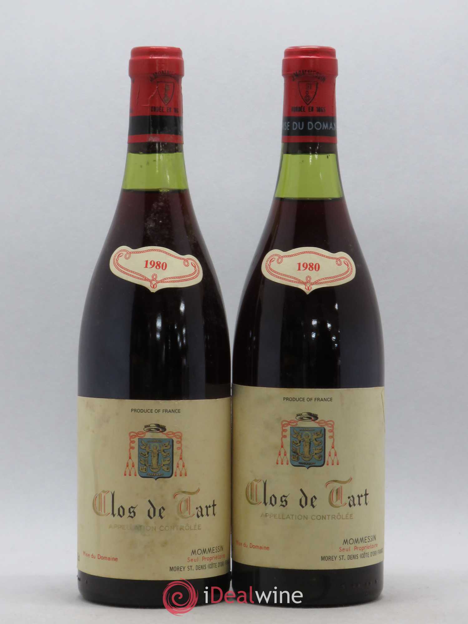 Clos de Tart Grand Cru Clos de Tart 1980 - Lot de 2 bouteilles - 0