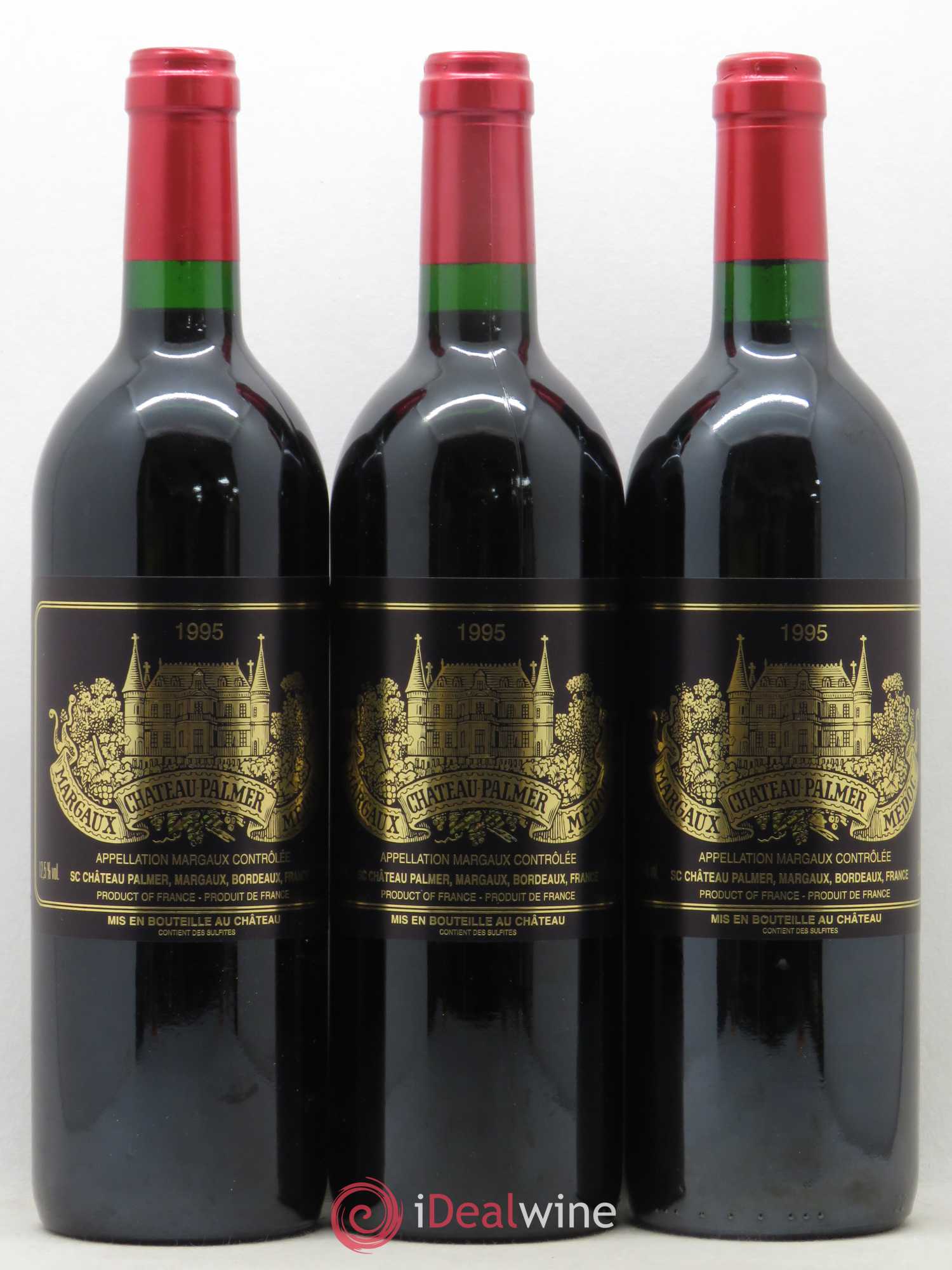 Château Palmer 3ème Grand Cru Classé 1995 - Lot de 6 bouteilles - 3