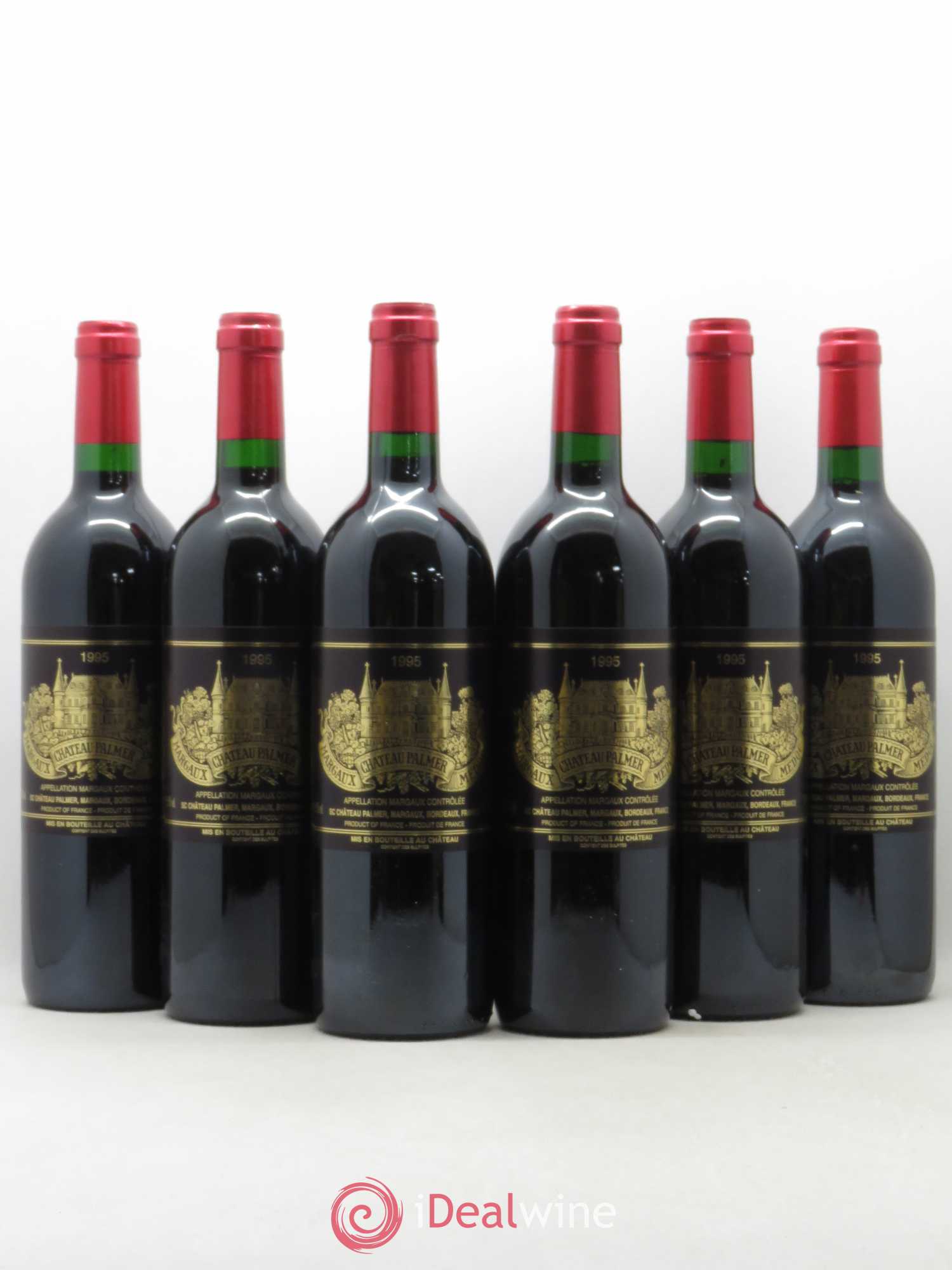 Château Palmer 3ème Grand Cru Classé 1995 - Lot de 6 bouteilles - 0