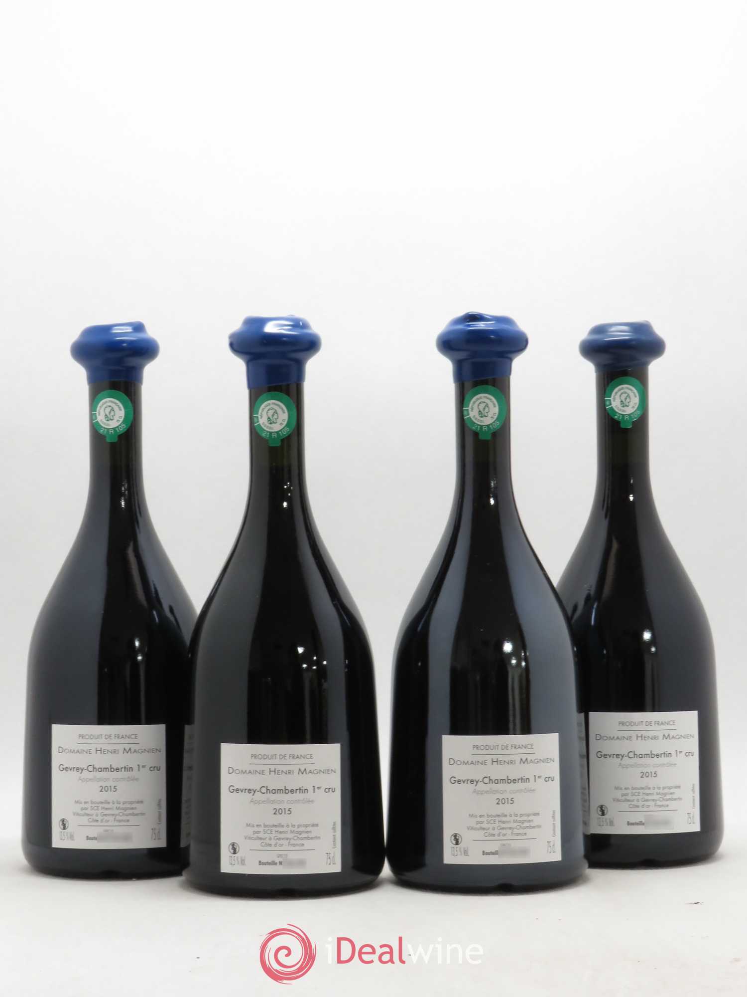 Gevrey-Chambertin 1er Cru 4 Carac'Terres Henri Magnien 2015 - Posten von 4 Flaschen - 1