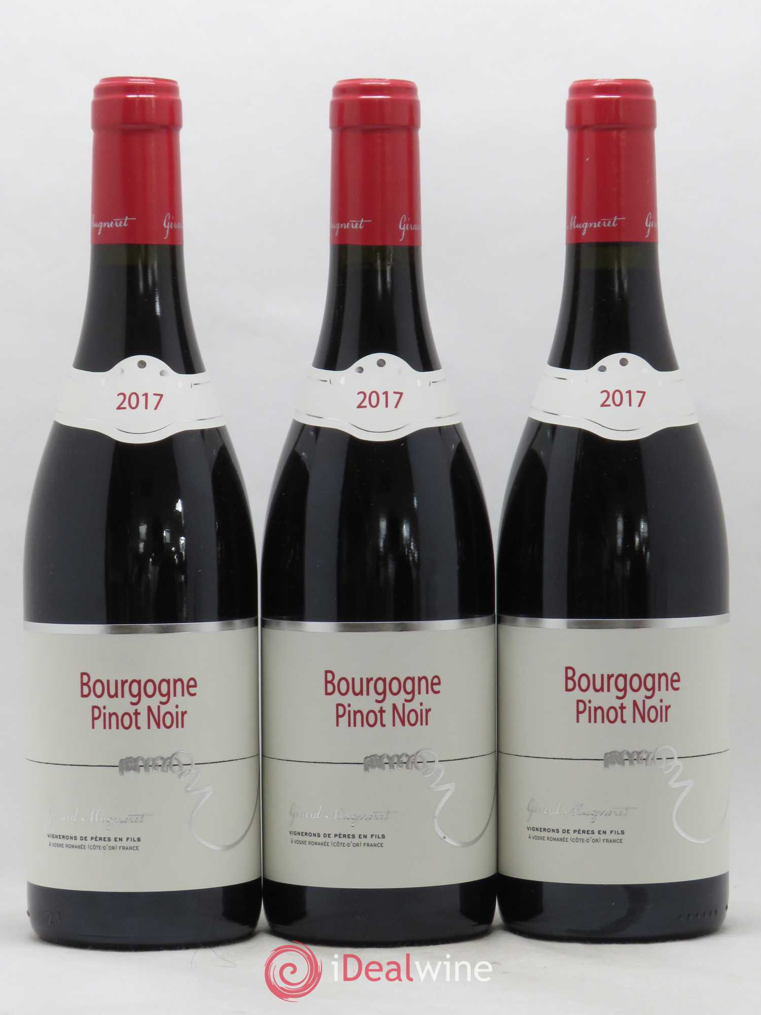 Bourgogne Gérard Mugneret 2017 - Lot de 3 bouteilles - 0