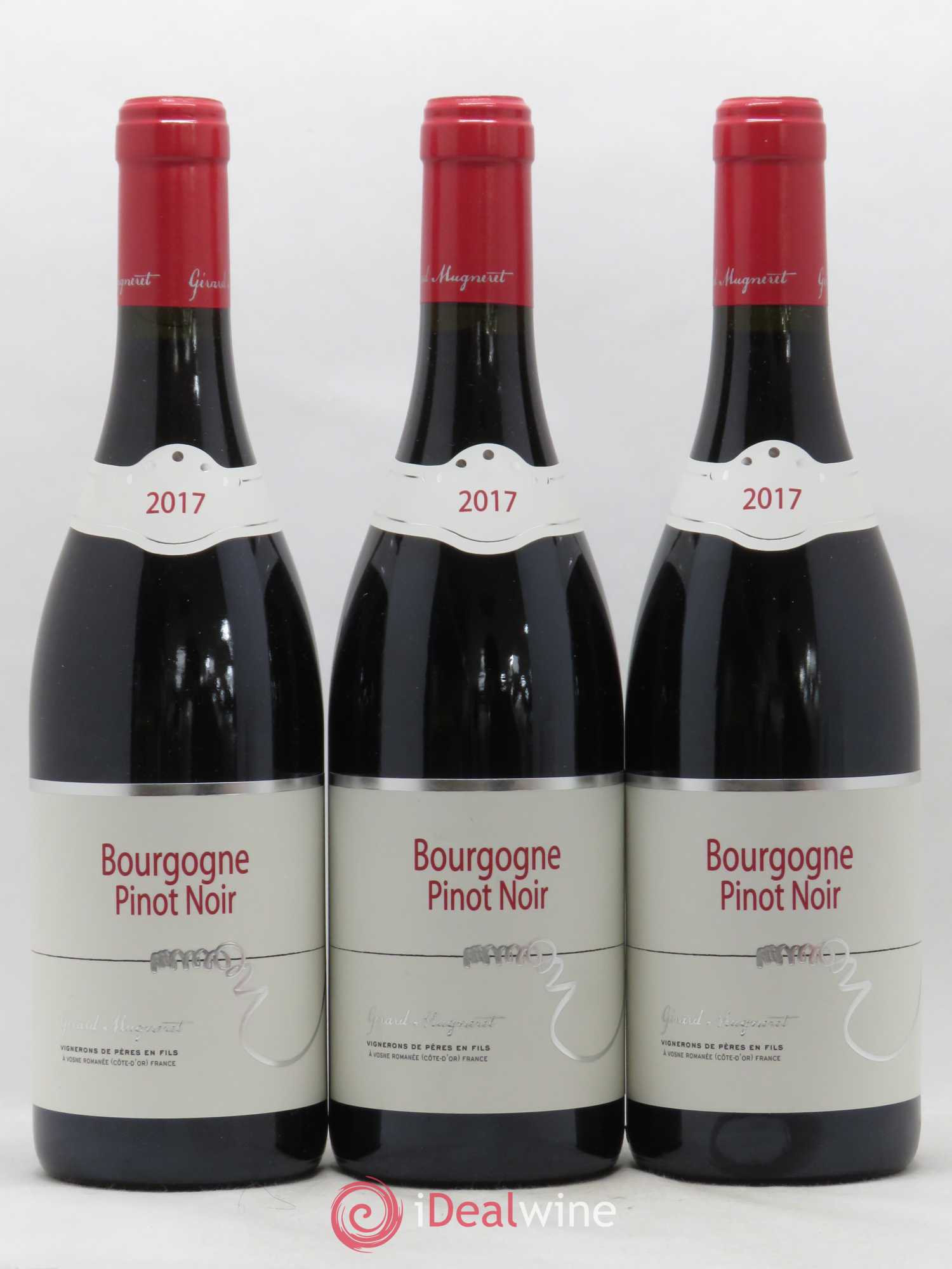 Bourgogne Gérard Mugneret 2017 - Lot de 3 bouteilles - 0