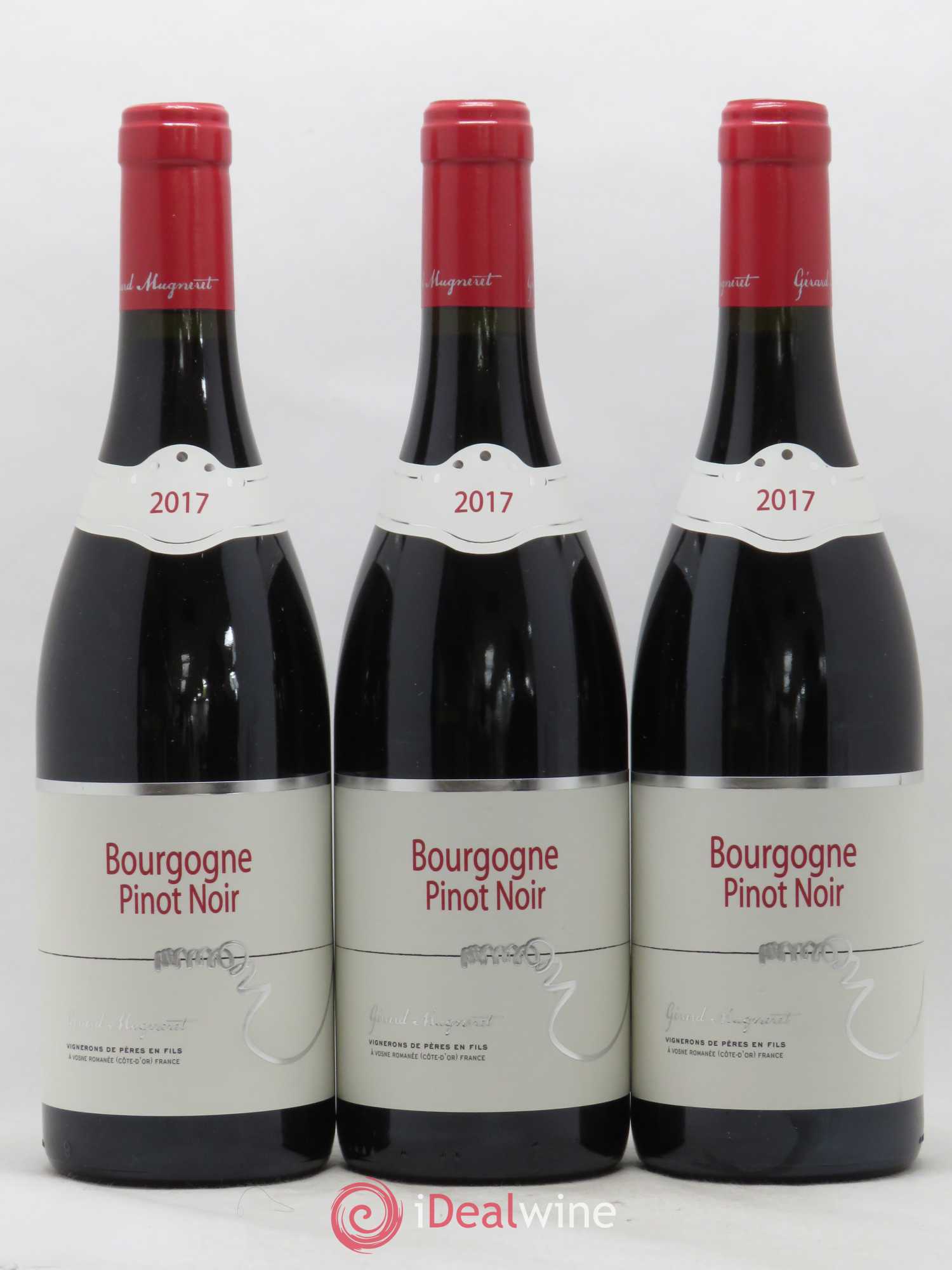 Bourgogne Gérard Mugneret 2017 - Lot de 3 bouteilles - 0