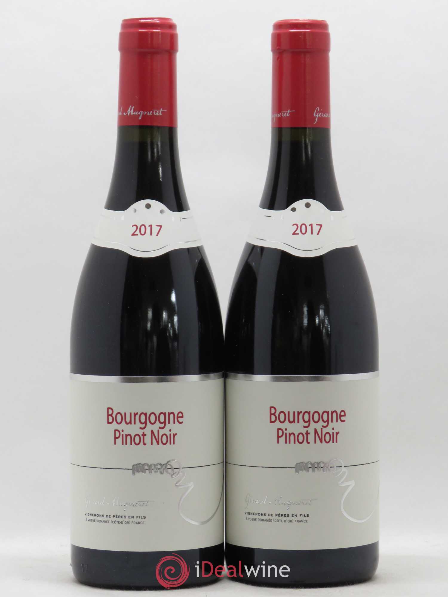 Bourgogne Gérard Mugneret 2017 - Lot de 2 bouteilles - 0