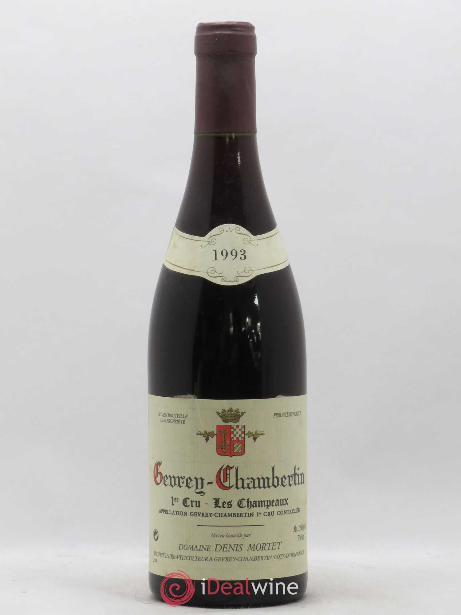 Gevrey-Chambertin 1er Cru Les Champeaux Denis Mortet (Domaine) 1993 - Lot de 1 bouteille - 0