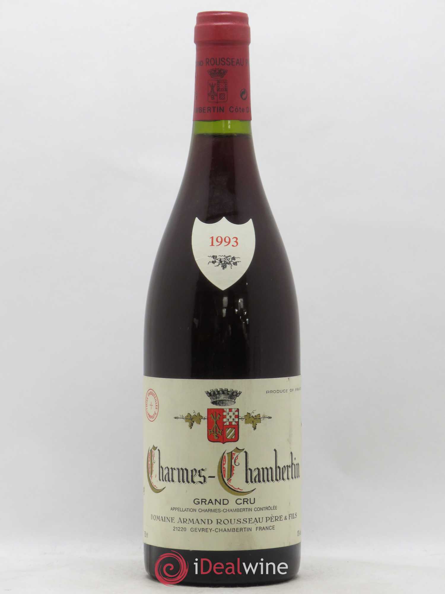 Charmes-Chambertin Grand Cru Armand Rousseau (Domaine) 1993 - Lot de 1 bouteille - 0