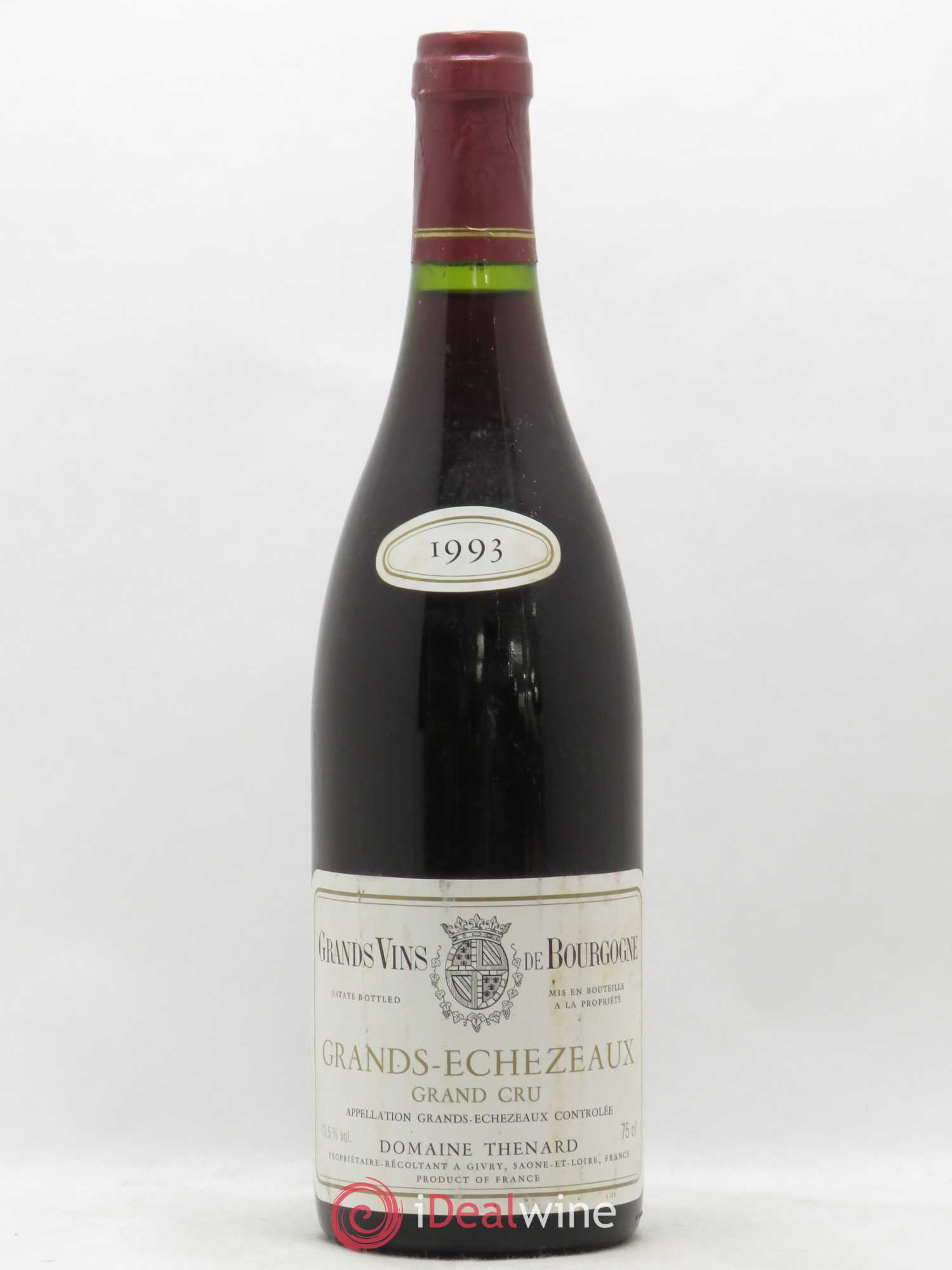 Acheter vin Grands-Echezeaux Grand Cru Thénard 1993 (lot: B2168620-3612)