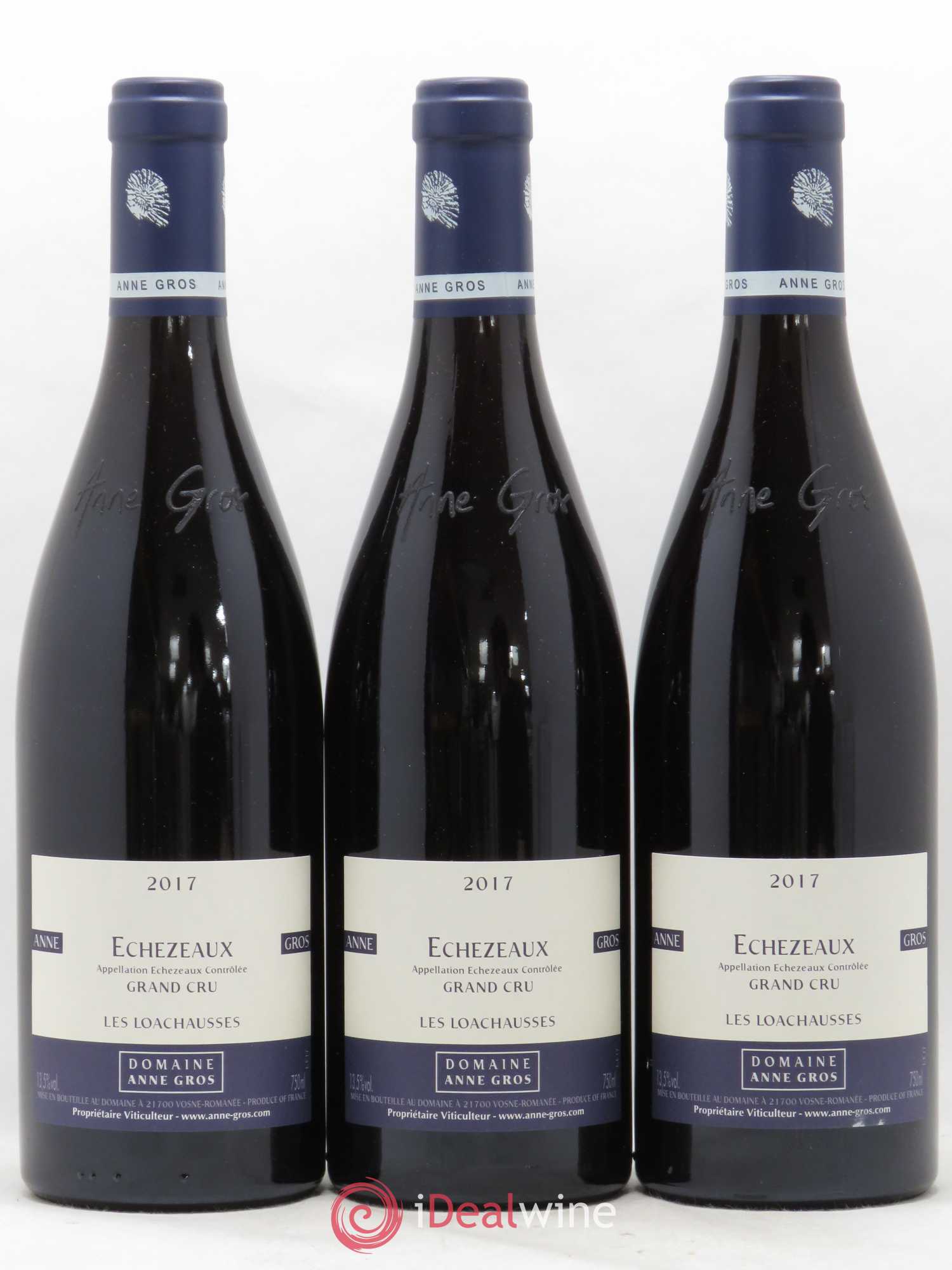 Echezeaux Grand Cru Les Loachausses Anne Gros 2017 - Lot de 3 bouteilles - 0