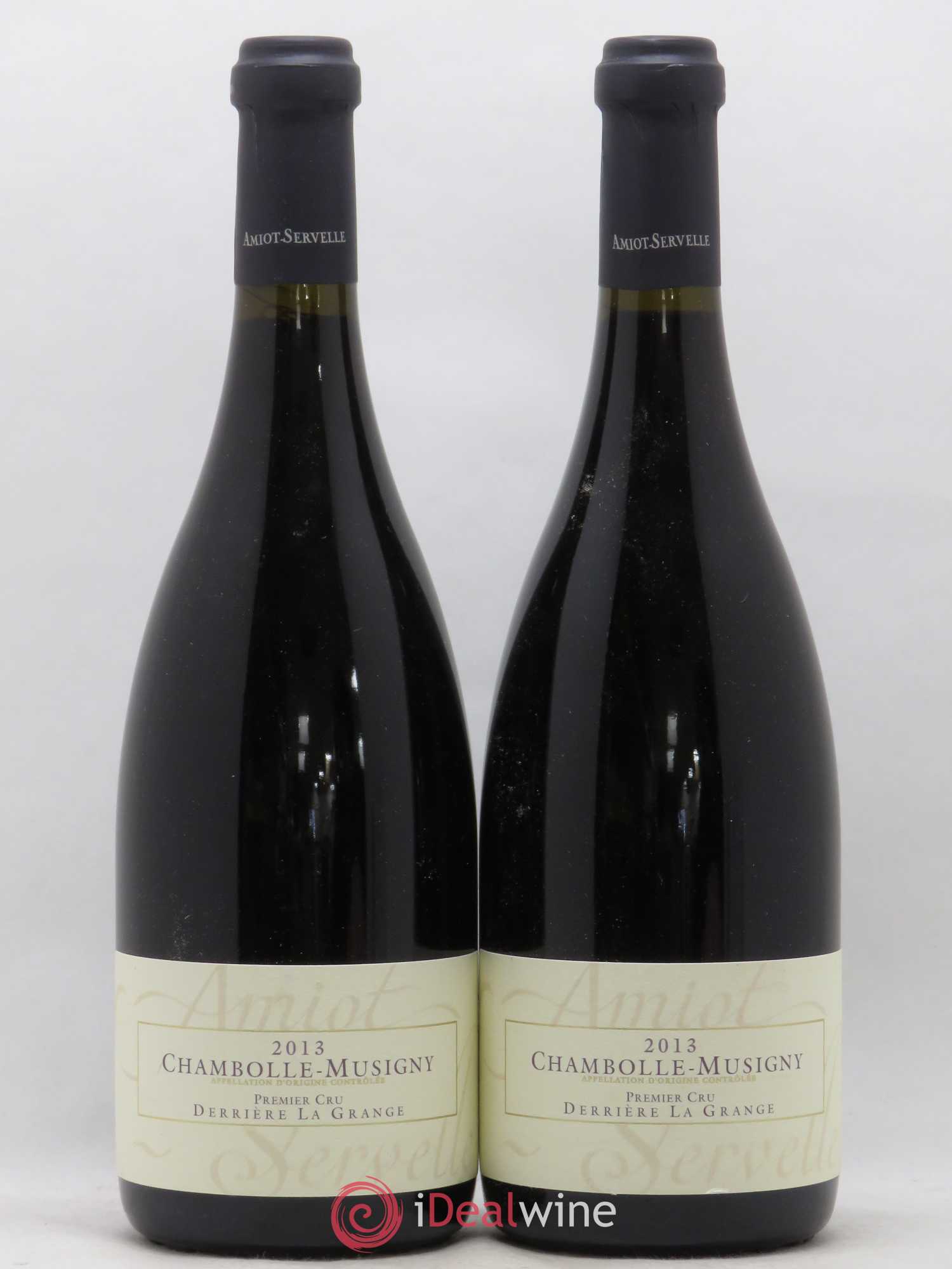 Chambolle-Musigny 1er Cru Derrière la Grange Amiot-Servelle (sans prix de réserve) 2013 - Lot de 2 bouteilles - 0