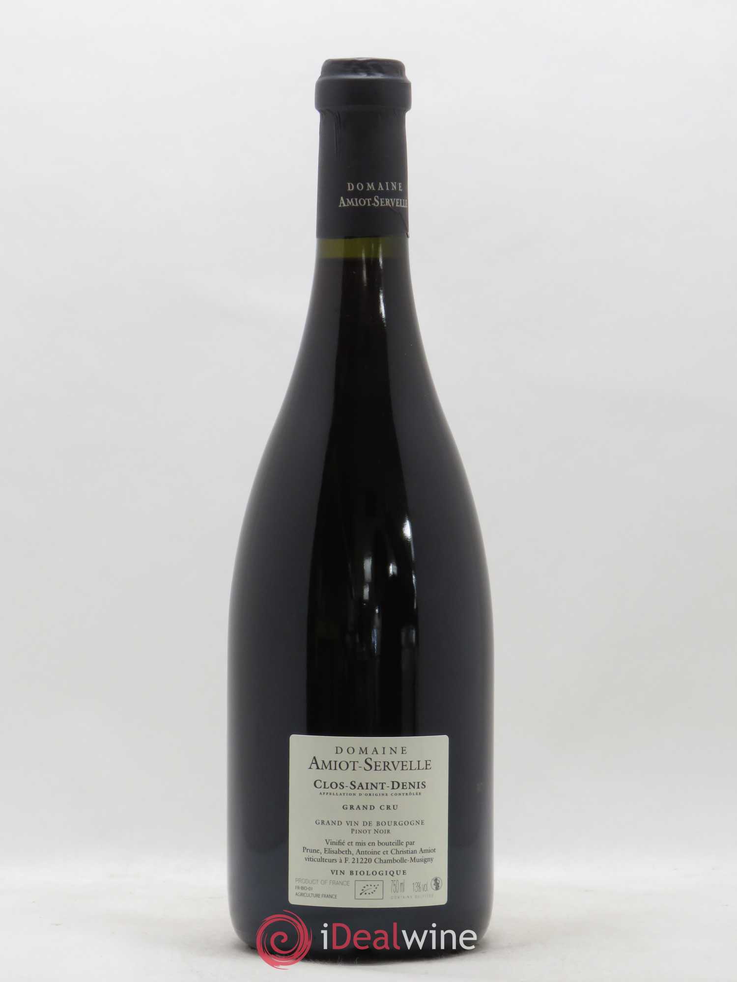 Clos Saint-Denis Grand Cru Amiot-Servelle (sans prix de réserve) 2017 - Lot de 1 bouteille - 1